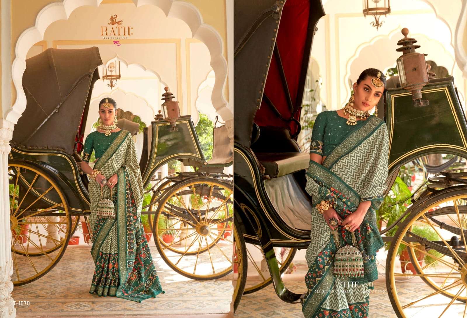 Rani Sahiba By Rath 1070 To 1075 Series Indian Traditional Wear Collection Beautiful Stylish Fancy Colorful Party Wear & Occasional Wear Pure Silk Sarees At Wholesale Price