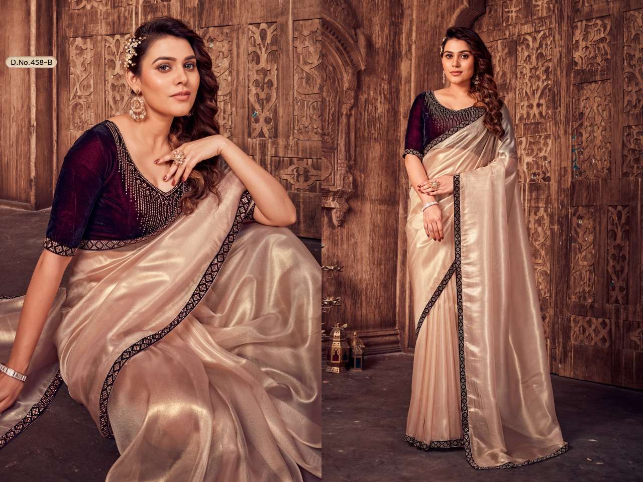 MEHAK 458 COLOURS BY MEHAK 458-A TO 458-D SERIES INDIAN TRADITIONAL WEAR COLLECTION BEAUTIFUL STYLISH FANCY COLORFUL PARTY WEAR & OCCASIONAL WEAR SILK SAREES AT WHOLESALE PRICE