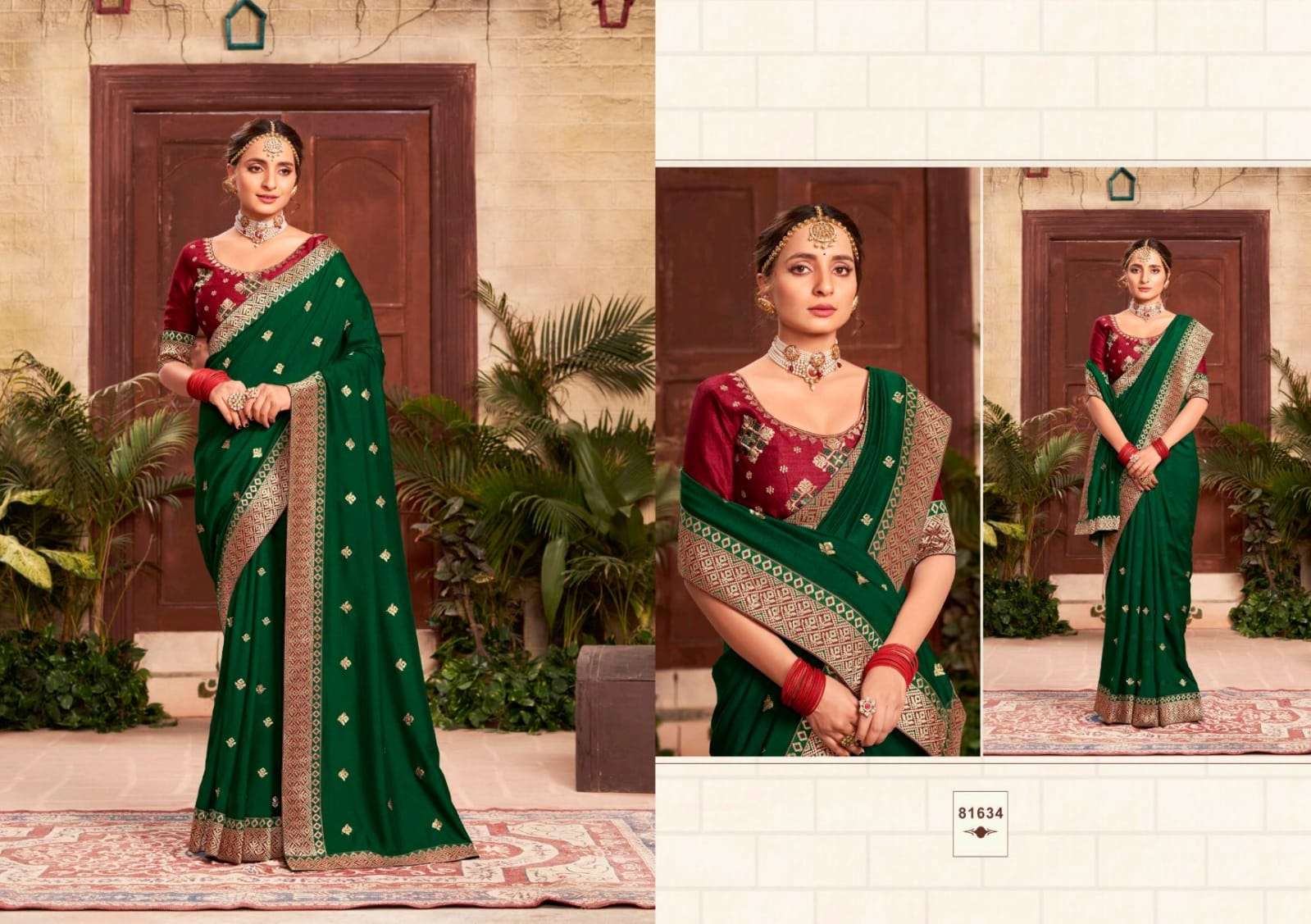 AMRUTA BY RIGHT WOMEN 81631 TO 81638 SERIES INDIAN TRADITIONAL WEAR COLLECTION BEAUTIFUL STYLISH FANCY COLORFUL PARTY WEAR & OCCASIONAL WEAR VICHITRA SAREES AT WHOLESALE PRICE