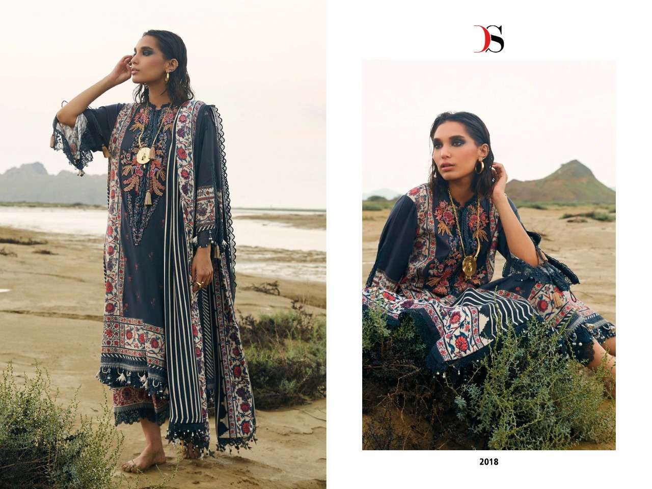 SANA SAFINAZ MUZLIN-23 BY DEEPSY SUITS 2011 TO 2018 SERIES BEAUTIFUL PAKISTANI SUITS COLORFUL STYLISH FANCY CASUAL WEAR & ETHNIC WEAR PURE COTTON EMBROIDERED DRESSES AT WHOLESALE PRICE