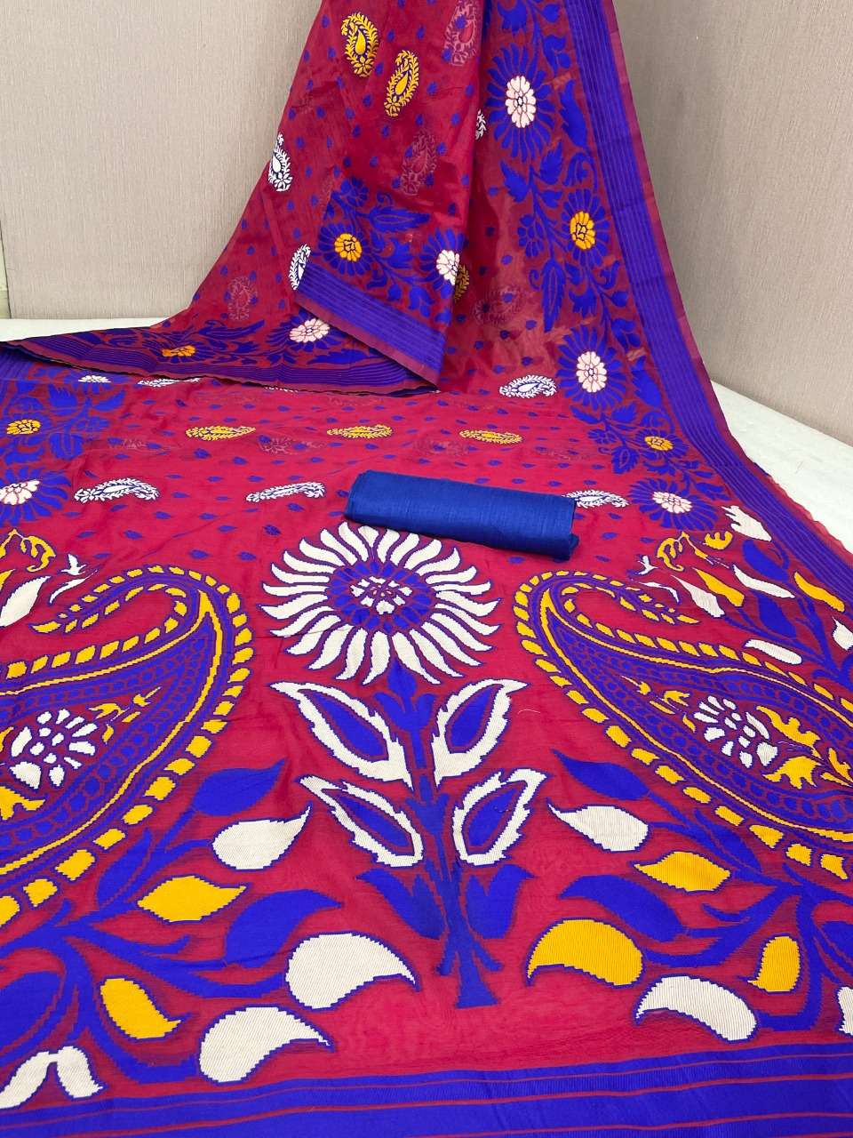 SURYAMUKHI JAMDANI BY FASHID WHOLESALE 01 TO 09 SERIES INDIAN TRADITIONAL WEAR COLLECTION BEAUTIFUL STYLISH FANCY COLORFUL PARTY WEAR & OCCASIONAL WEAR COTTON SILK SAREES AT WHOLESALE PRICE