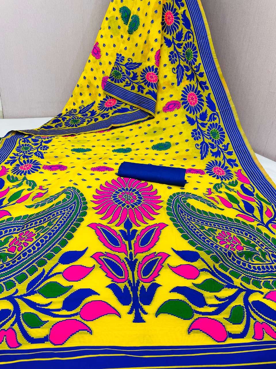 SURYAMUKHI JAMDANI BY FASHID WHOLESALE 01 TO 09 SERIES INDIAN TRADITIONAL WEAR COLLECTION BEAUTIFUL STYLISH FANCY COLORFUL PARTY WEAR & OCCASIONAL WEAR COTTON SILK SAREES AT WHOLESALE PRICE