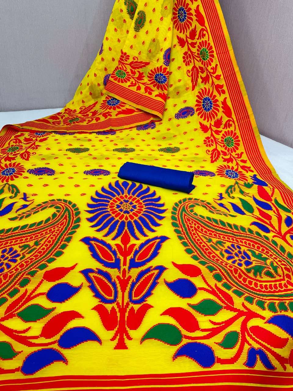 SURYAMUKHI JAMDANI BY FASHID WHOLESALE 01 TO 09 SERIES INDIAN TRADITIONAL WEAR COLLECTION BEAUTIFUL STYLISH FANCY COLORFUL PARTY WEAR & OCCASIONAL WEAR COTTON SILK SAREES AT WHOLESALE PRICE