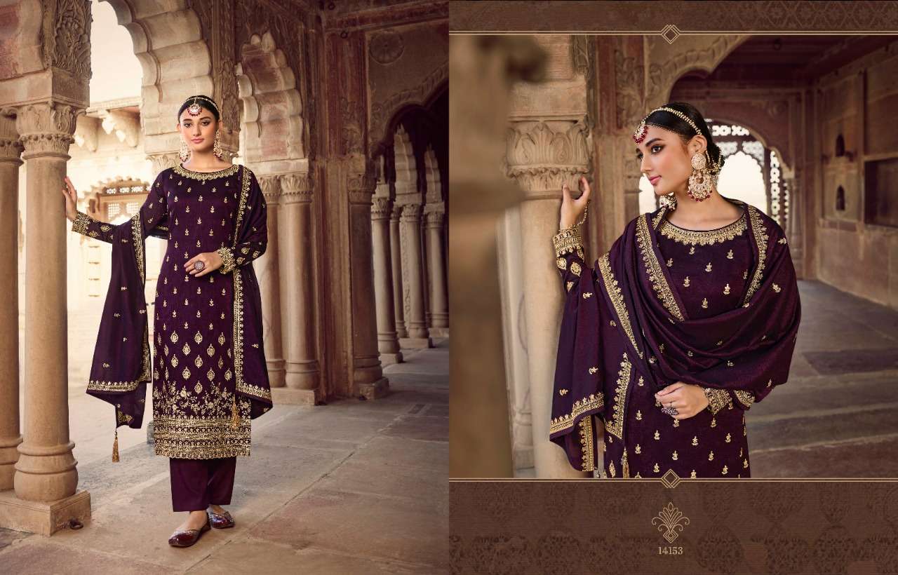 Nargis By Zisa 14151 To 14156 Series Beautiful Suits Colorful Stylish Fancy Casual Wear & Ethnic Wear Silk Georgette Embroidered Dresses At Wholesale Price