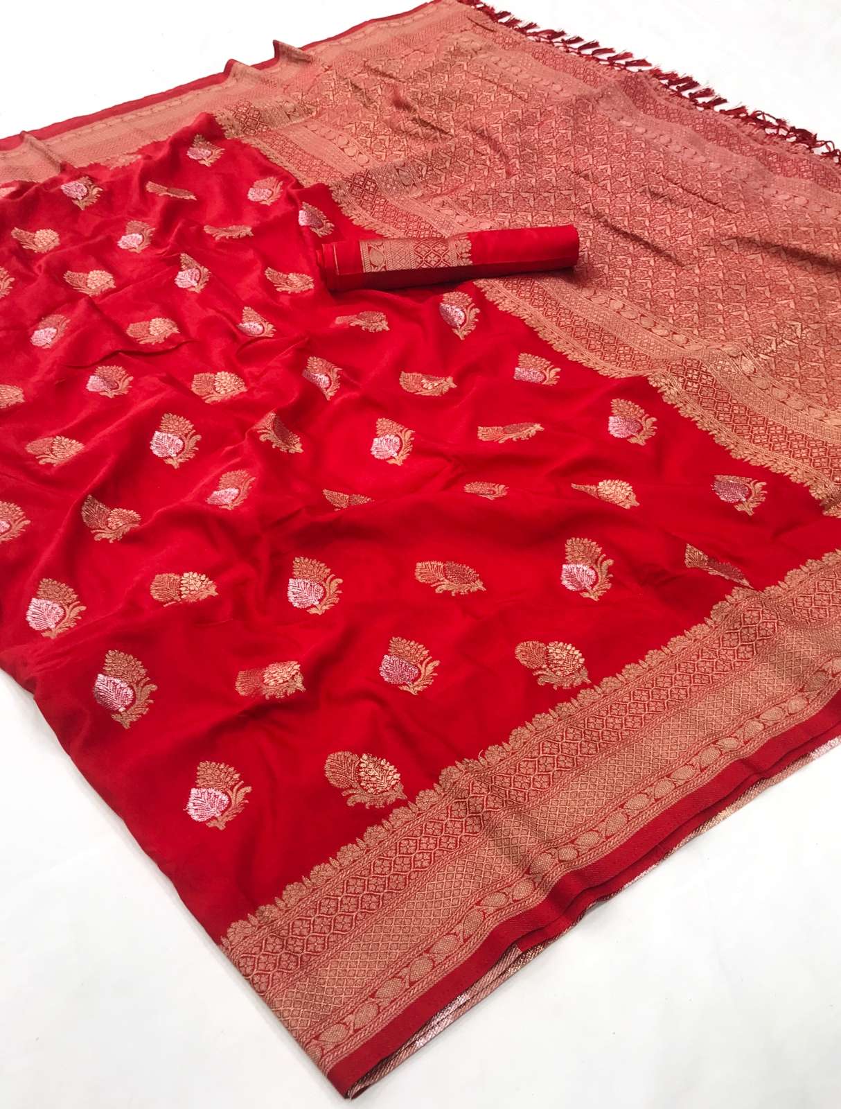 AANSHIKA BY RAJYOG 01 TO 04 SERIES COLORFUL BEAUTIFUL FANCY PARTY WEAR & TRADITIONAL WEAR PURE DOLA SILK SAREES AT WHOLESALE PRICE