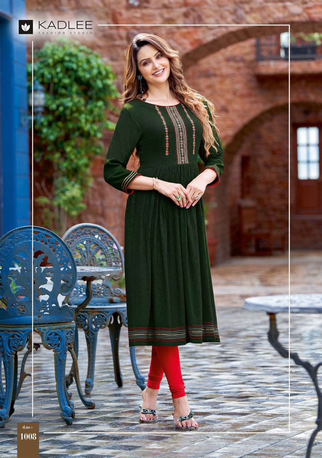 Cinderella Vol-2 By Kadlee 1007 To 1012 Series Designer Stylish Fancy Colorful Beautiful Party Wear & Ethnic Wear Collection Rayon Embroidered Kurtis At Wholesale Price