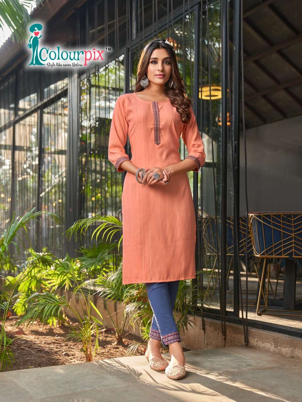 FASHION QUEEN VOL-1 BY COLOURPIX 1001 TO 1006 SERIES DESIGNER STYLISH FANCY COLORFUL BEAUTIFUL PARTY WEAR & ETHNIC WEAR COLLECTION RAYON LYCRA KURTIS WITH BOTTOM AT WHOLESALE PRICE