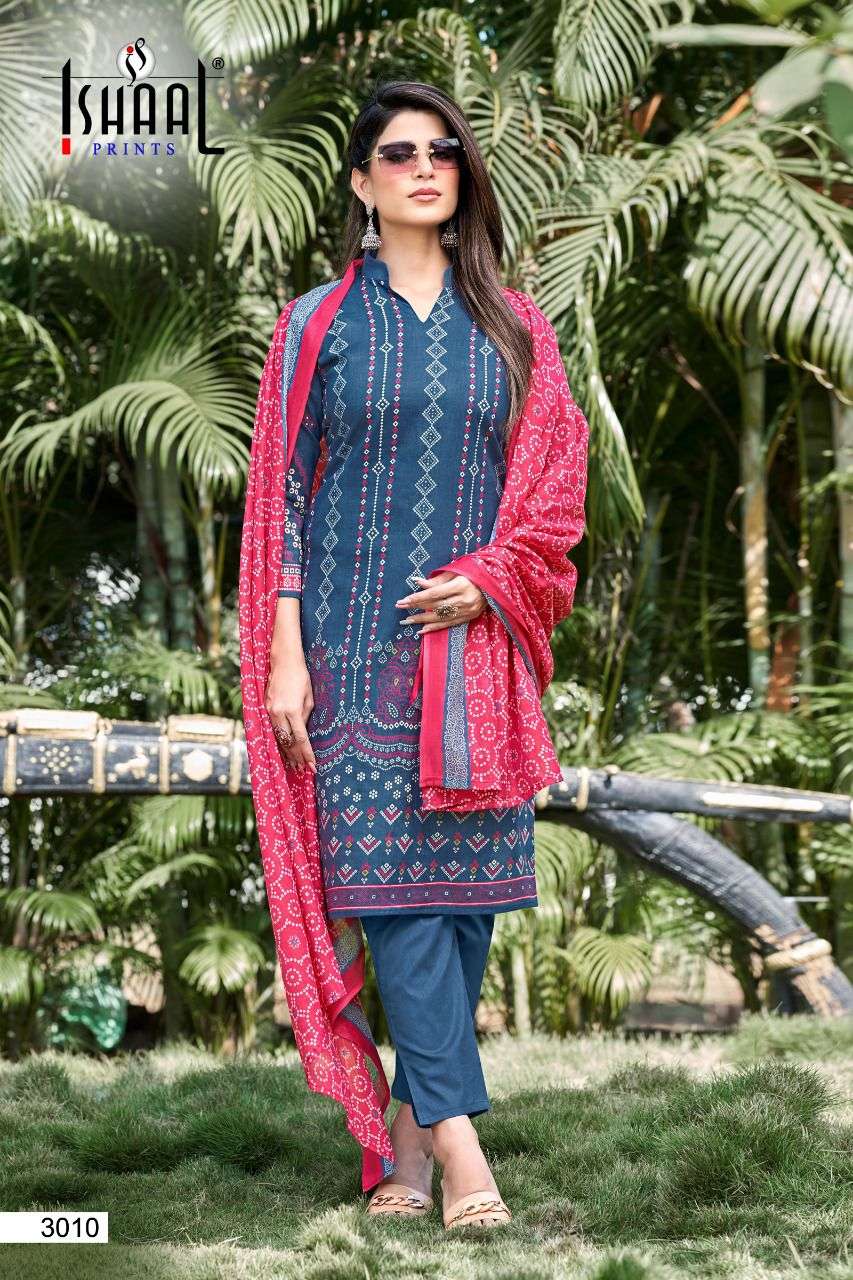 KESARIYA VOL-3 BY ISHAAL PRINTS 3001 TO 3010 SERIES DESIGNER WEDDING COLLECTION BEAUTIFUL STYLISH FANCY COLORFUL PARTY WEAR & OCCASIONAL WEAR PURE LAWN DRESSES AT WHOLESALE PRICE