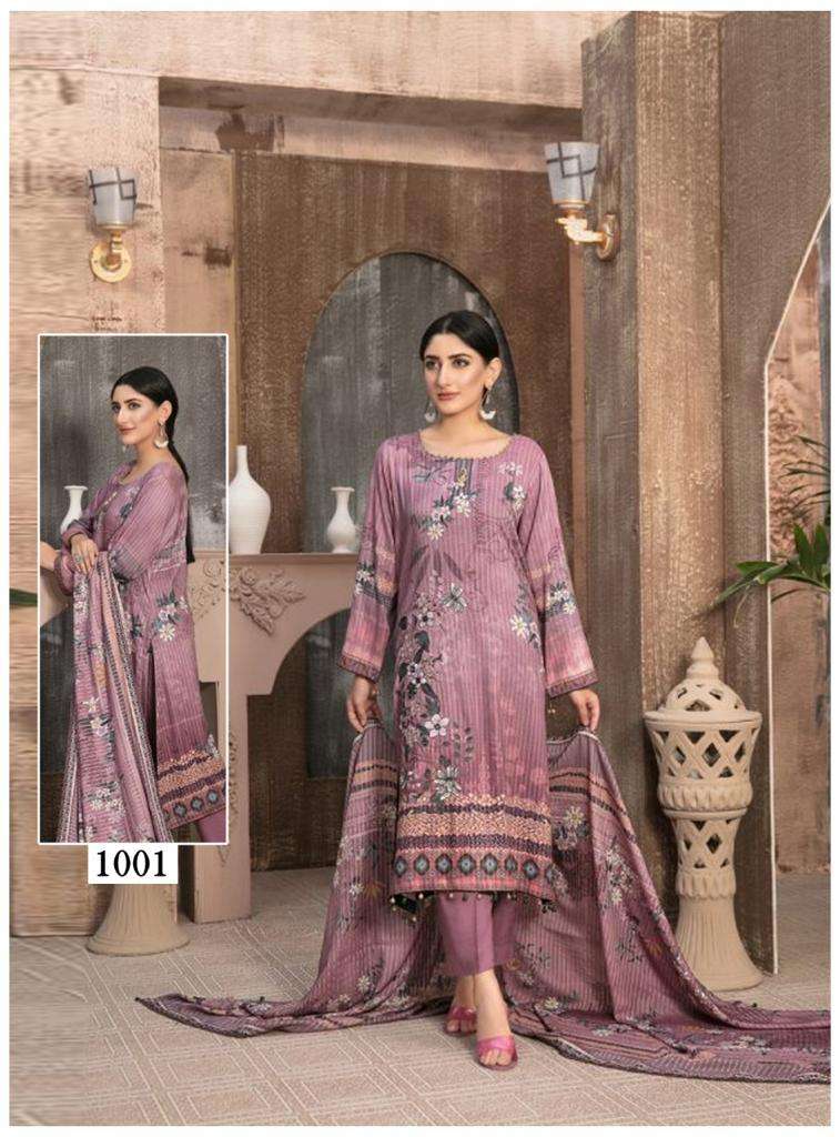 ANDAAZ BY MARYAMS 1001 TO 1010 SERIES INDIAN TRADITIONAL WEAR COLLECTION BEAUTIFUL STYLISH FANCY COLORFUL PARTY WEAR & OCCASIONAL WEAR PURE COTTON PRINT DRESSES AT WHOLESALE PRICE