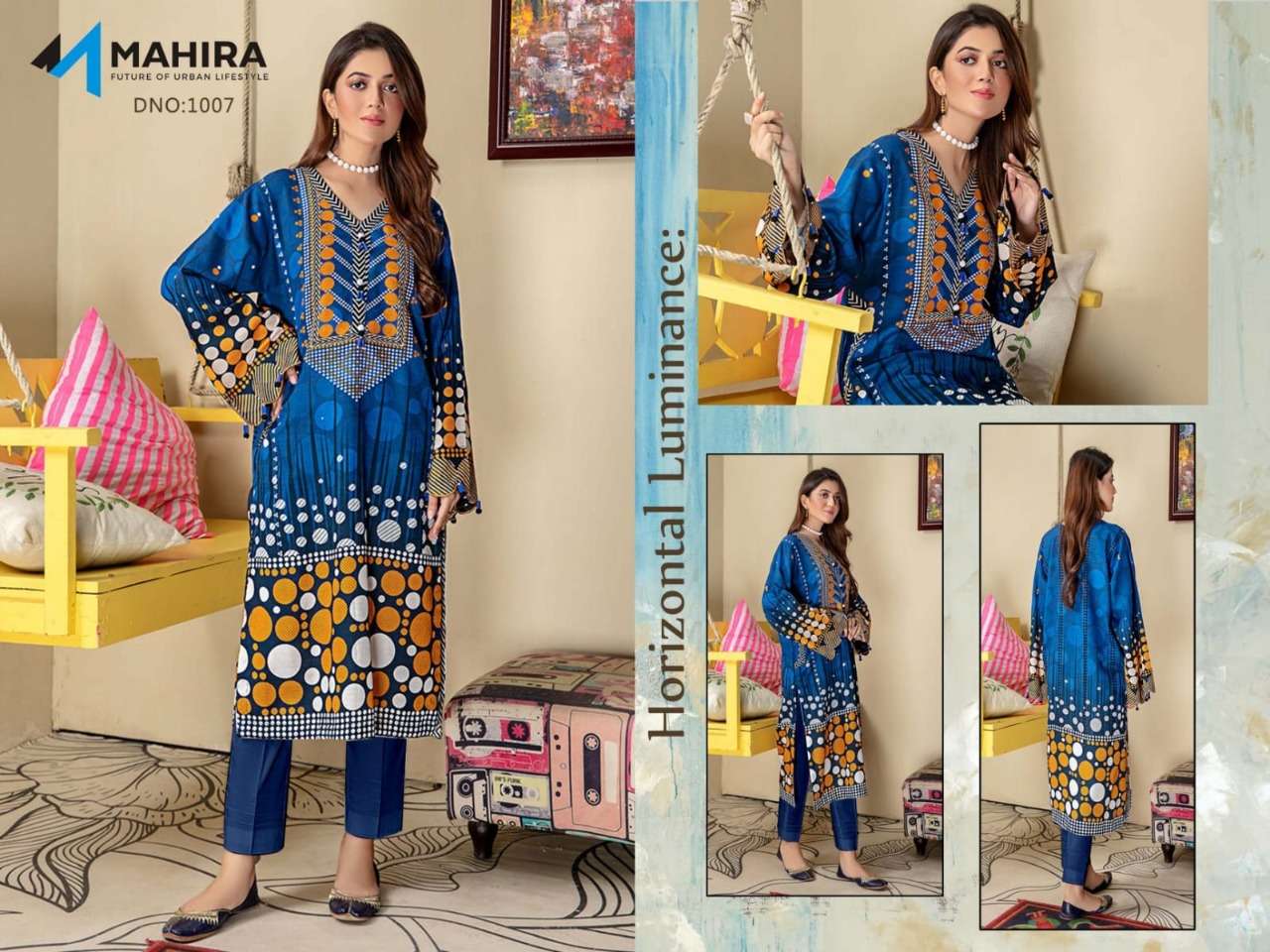 LUXURY COTTON COLLECTION VOL-1 BY MAHIRA 1001 TO 1012 SERIES BEAUTIFUL STYLISH SUITS FANCY COLORFUL CASUAL WEAR & ETHNIC WEAR & READY TO WEAR PURE COTTON DRESSES AT WHOLESALE PRICE