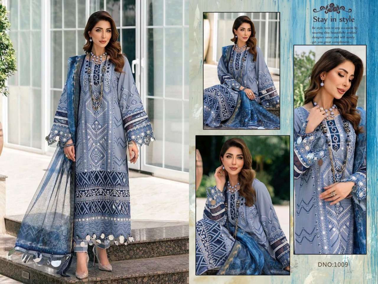 LUXURY COTTON COLLECTION VOL-1 BY MAHIRA 1001 TO 1012 SERIES BEAUTIFUL STYLISH SUITS FANCY COLORFUL CASUAL WEAR & ETHNIC WEAR & READY TO WEAR PURE COTTON DRESSES AT WHOLESALE PRICE