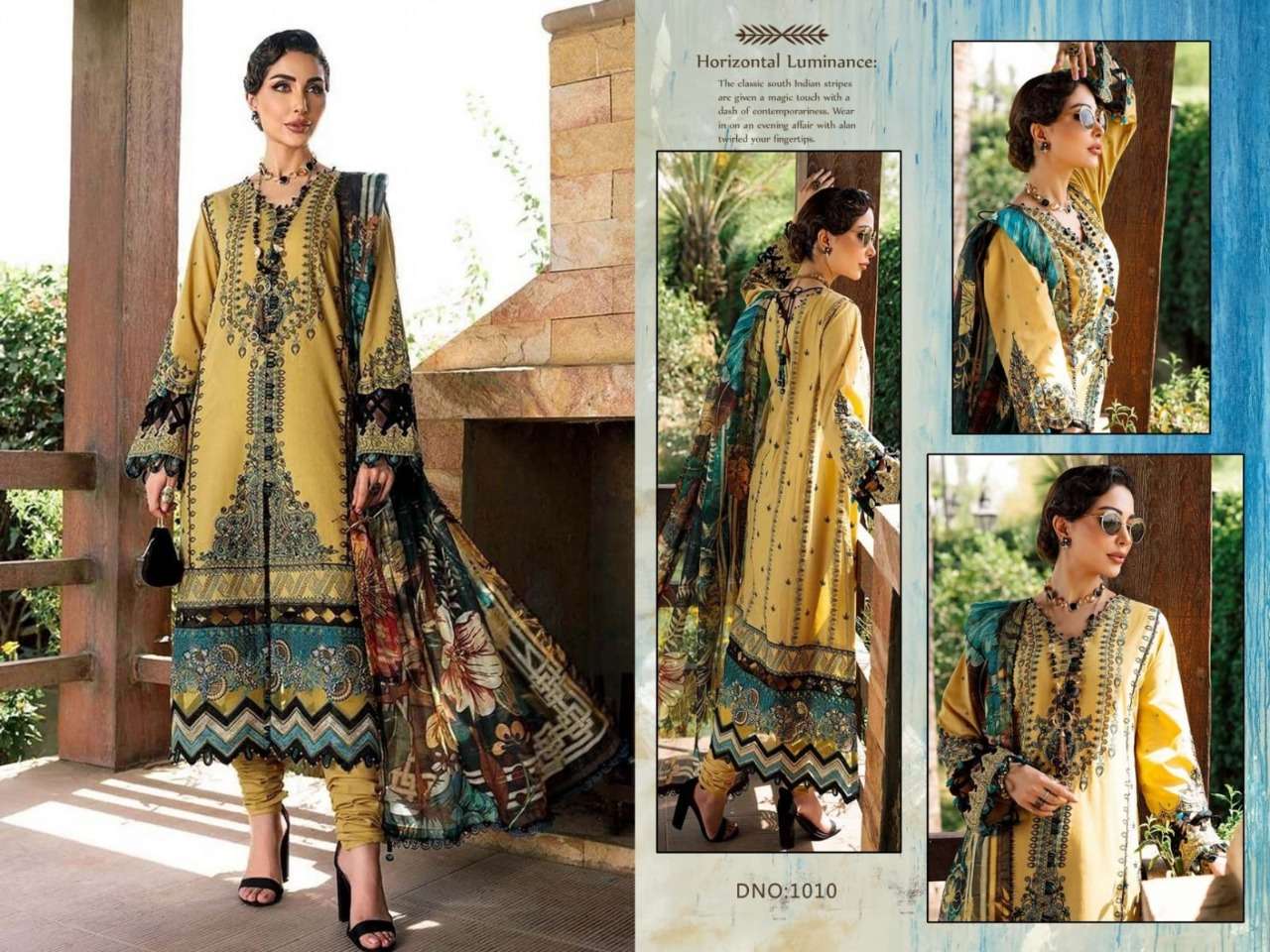 LUXURY COTTON COLLECTION VOL-1 BY MAHIRA 1001 TO 1012 SERIES BEAUTIFUL STYLISH SUITS FANCY COLORFUL CASUAL WEAR & ETHNIC WEAR & READY TO WEAR PURE COTTON DRESSES AT WHOLESALE PRICE