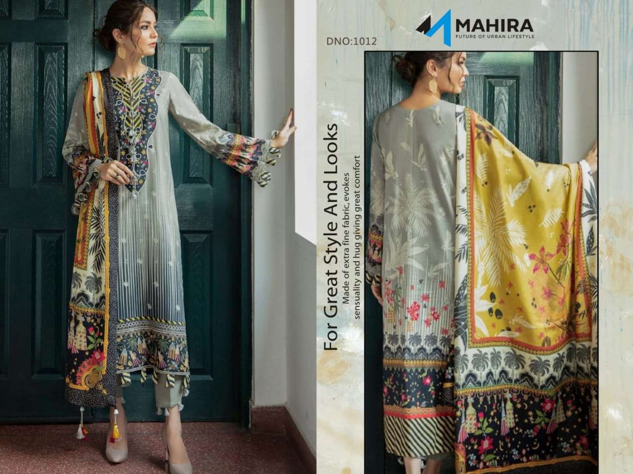 LUXURY COTTON COLLECTION VOL-1 BY MAHIRA 1001 TO 1012 SERIES BEAUTIFUL STYLISH SUITS FANCY COLORFUL CASUAL WEAR & ETHNIC WEAR & READY TO WEAR PURE COTTON DRESSES AT WHOLESALE PRICE