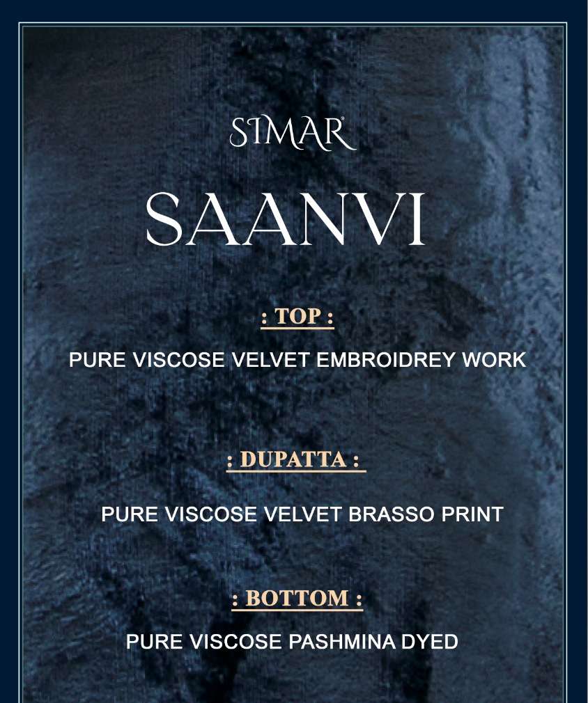 SAANVI BY GLOSSY 5904 TO 5909 SERIES BEAUTIFUL SUITS COLORFUL STYLISH FANCY CASUAL WEAR & ETHNIC WEAR PURE VISCOSE VELVET DRESSES AT WHOLESALE PRICE