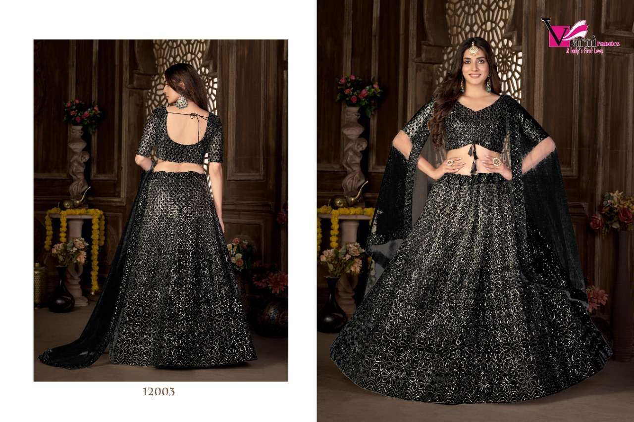 Zeeya Deedaar By Varni Fabrics 12001 To 12003 Series Beautiful Colorful Fancy Wedding Collection Occasional Wear & Party Wear Net Lehengas At Wholesale Price