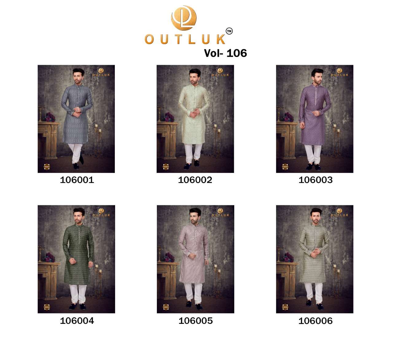 OUTLUK VOL-106 BY FASHID WHOLESALE 106001 TO 106006 SERIES BEAUTIFUL COLORFUL STYLISH FANCY CASUAL WEAR & ETHNIC WEAR & READY TO WEAR SILK KURTAS WITH PAJAMAS AT WHOLESALE PRICE