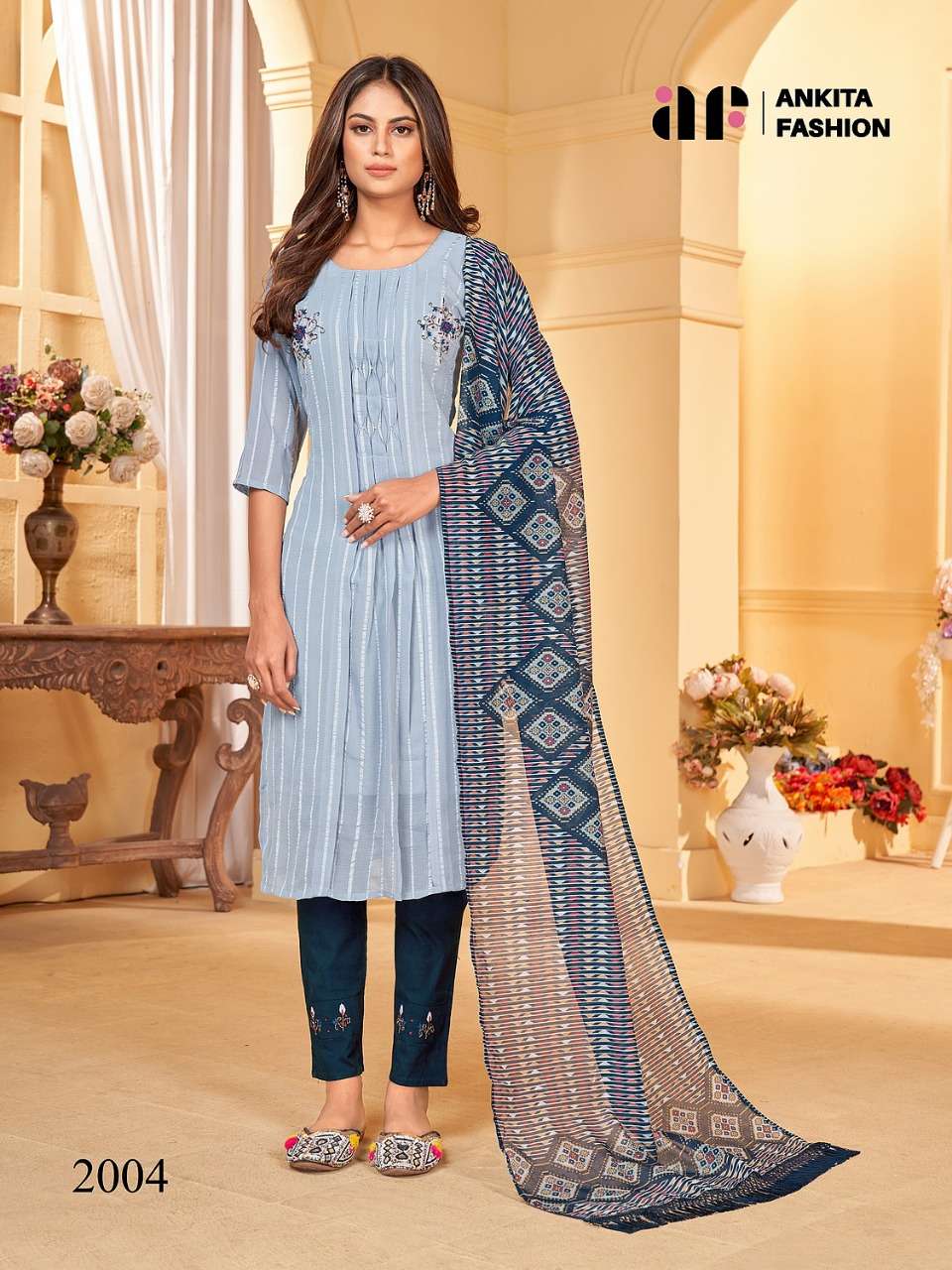 SARGUN BY ANKITA FASHION 2001 TO 2006 SERIES BEAUTIFUL SUITS COLORFUL STYLISH FANCY CASUAL WEAR & ETHNIC WEAR GEORGETTE EMBROIDERED DRESSES AT WHOLESALE PRICE
