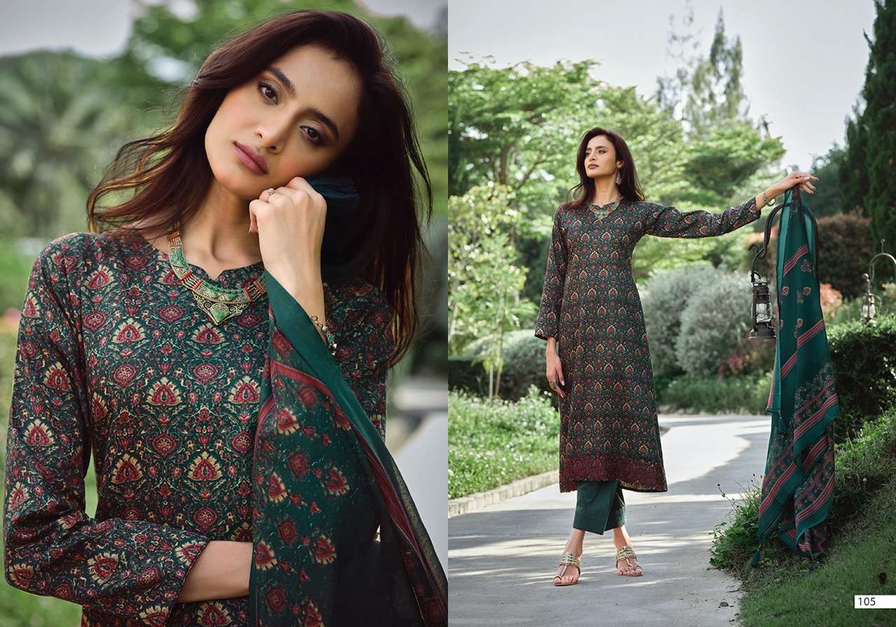 ELAN BY SADHANA FASHION 101 TO 110 SERIES BEAUTIFUL STYLISH SUITS FANCY COLORFUL CASUAL WEAR & ETHNIC WEAR & READY TO WEAR PURE JAM SILK EMBROIDERY DRESSES AT WHOLESALE PRICE