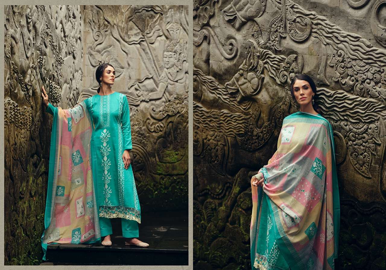 SUMMER BONANZA BY SADHANA FASHION 101 TO 110 SERIES BEAUTIFUL STYLISH SUITS FANCY COLORFUL CASUAL WEAR & ETHNIC WEAR & READY TO WEAR PURE JAM SILK EMBROIDERY DRESSES AT WHOLESALE PRICE