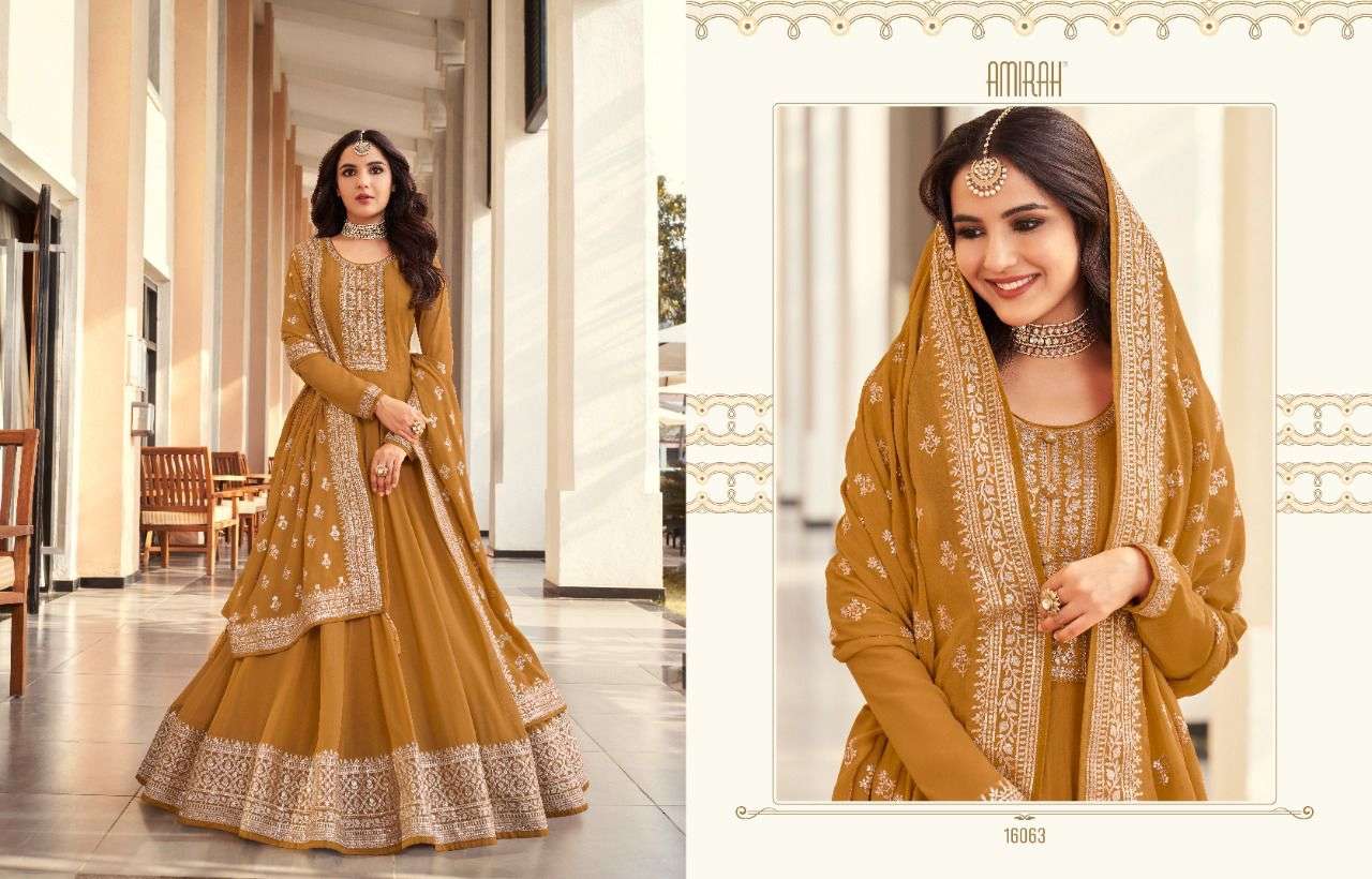 Classic Vol-2 By Amirah 16061 To 16064 Series Beautiful Summer Collection Anarkali Suits Stylish Fancy Colorful Casual Wear & Ethnic Wear Georgette Embroidered Dresses At Wholesale Price
