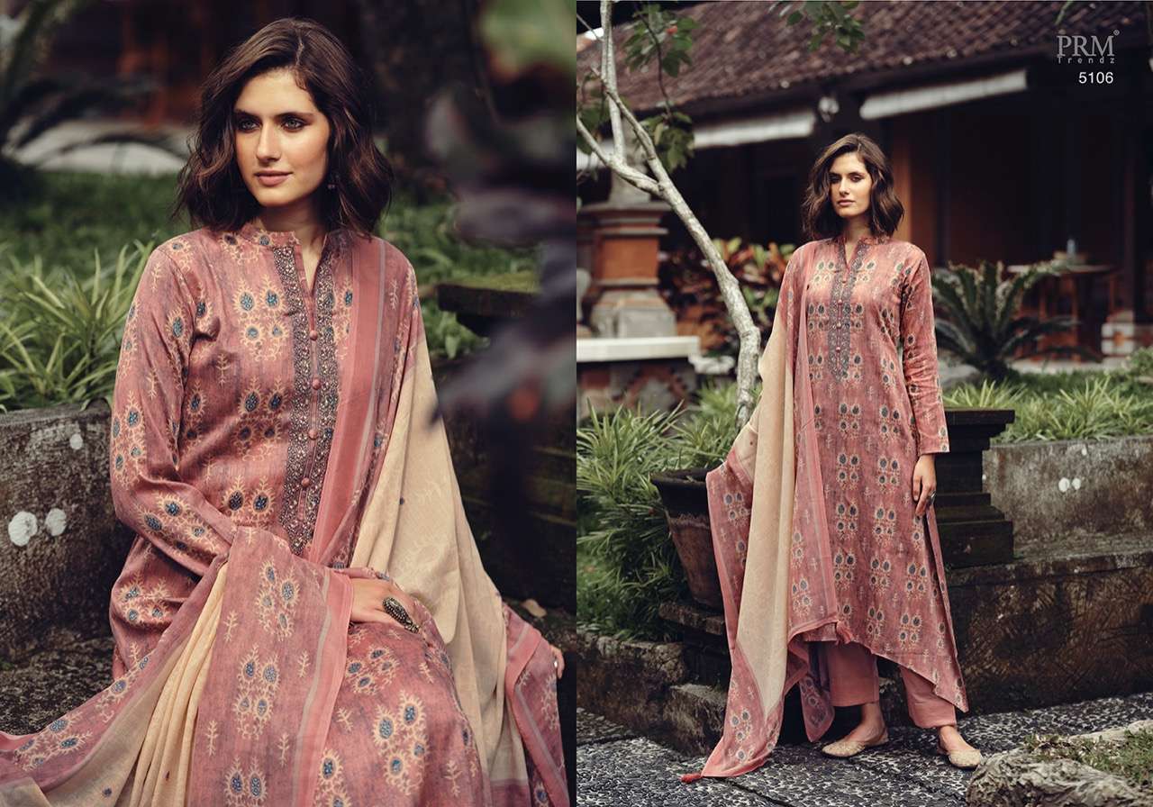 VOGUE VOL-8 BY PRM TRENDZ 5100 TO 5109 SERIES BEAUTIFUL SUITS COLORFUL STYLISH FANCY CASUAL WEAR & ETHNIC WEAR PURE JAM SILK PRINT DRESSES AT WHOLESALE PRICE