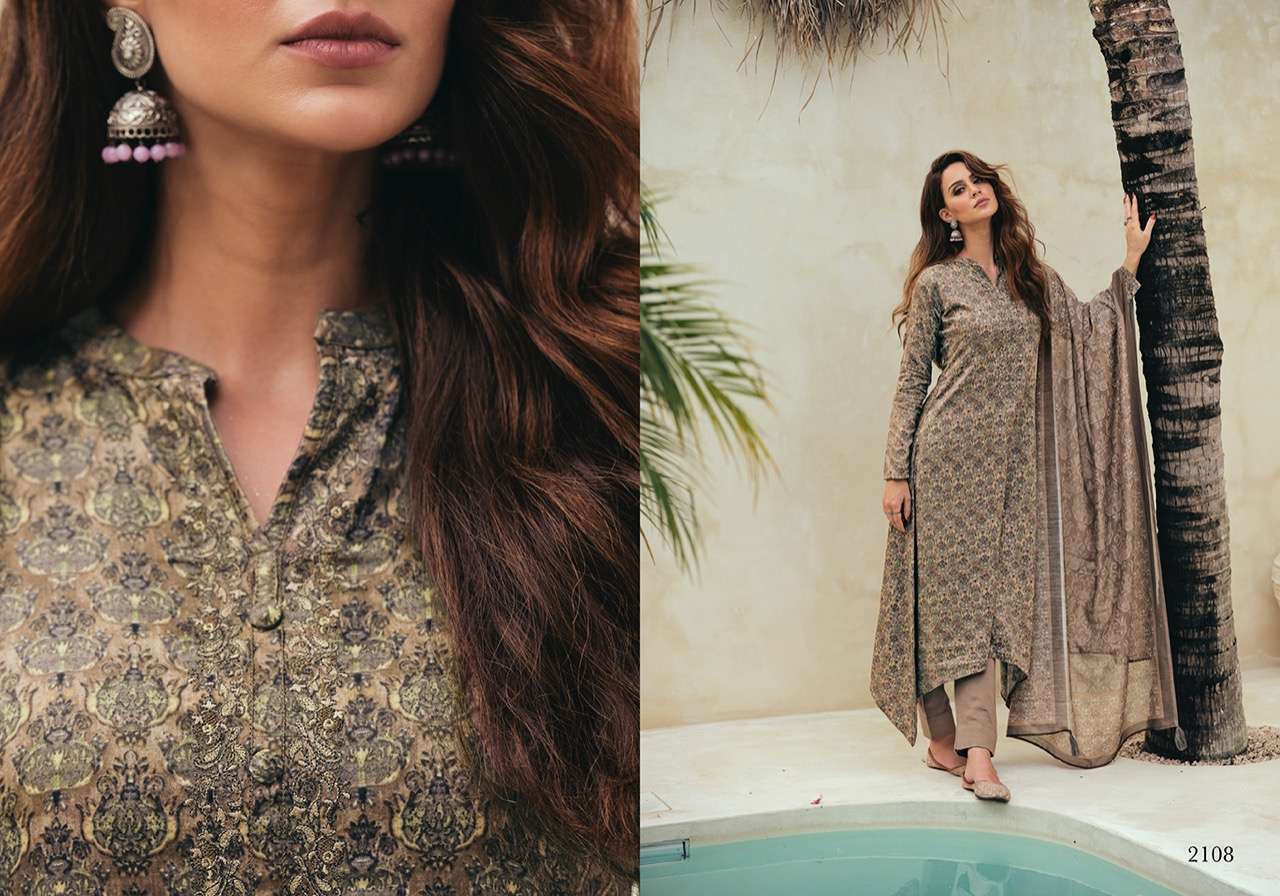 TAVAQQO BY SADHANA FASHION 2100 TO 2109 SERIES BEAUTIFUL STYLISH SUITS FANCY COLORFUL CASUAL WEAR & ETHNIC WEAR & READY TO WEAR PURE JAM SILK PRINT WITH EMBROIDERED DRESSES AT WHOLESALE PRICE