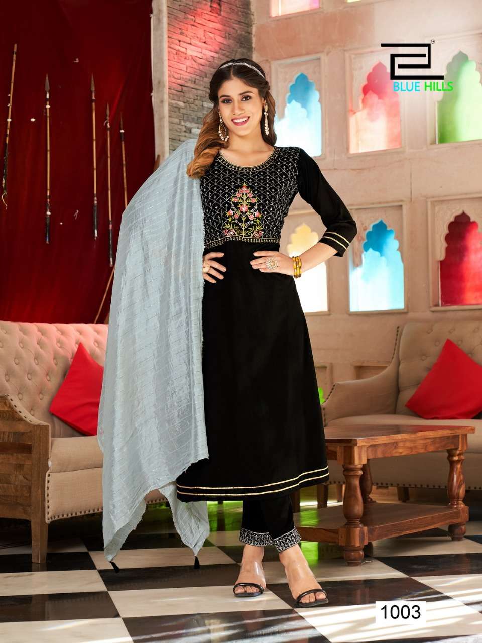 BUTTERFLY BY BLUE HILLS 1001 TO 1007 SERIES BEAUTIFUL SUITS COLORFUL STYLISH FANCY CASUAL WEAR & ETHNIC WEAR RAYON SLUB DRESSES AT WHOLESALE PRICE