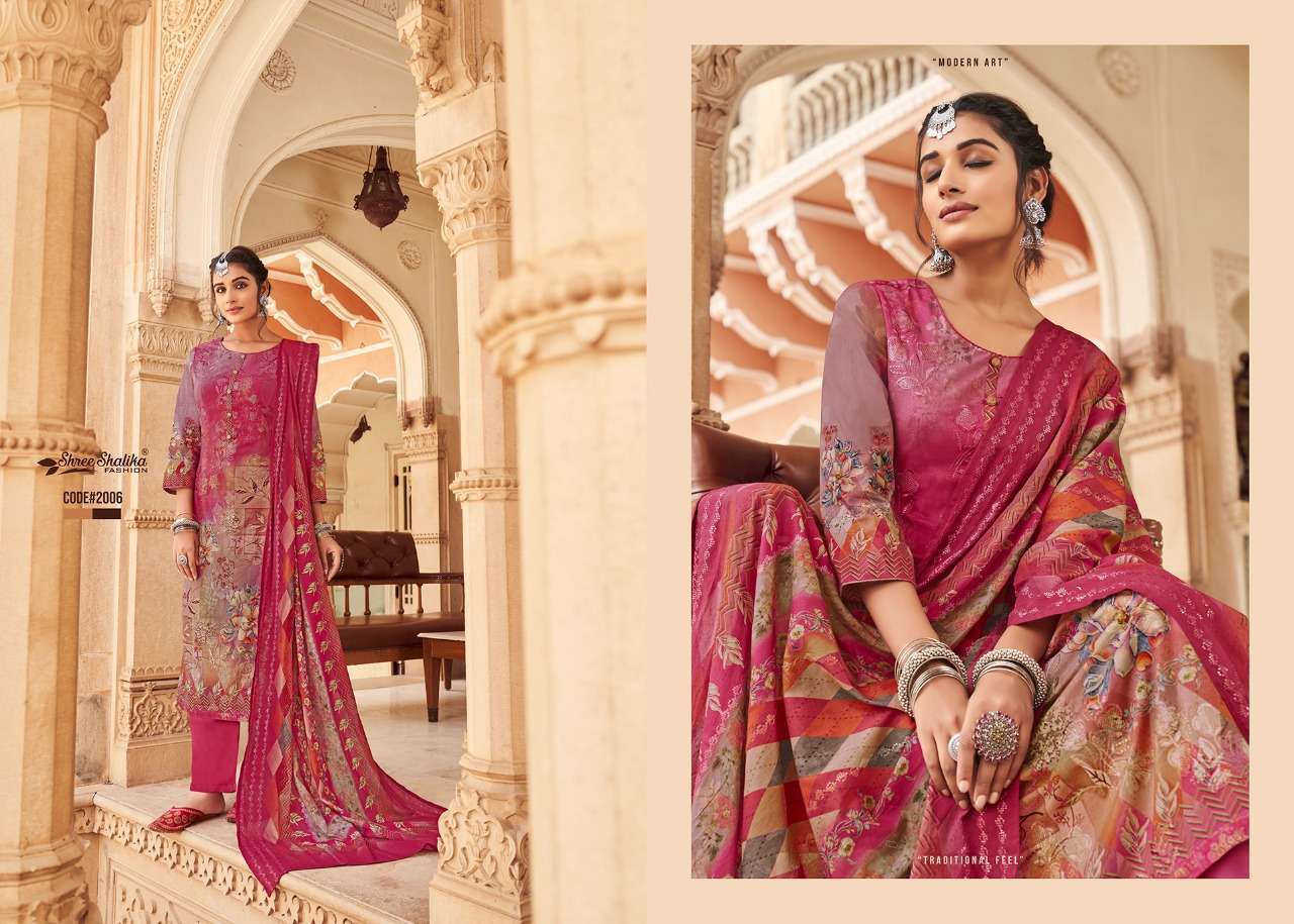 MANNAT VOL-2 BY SHREE SHALIKA FASHION 2001 TO 2008 SERIES BEAUTIFUL SUITS COLORFUL STYLISH FANCY CASUAL WEAR & ETHNIC WEAR COTTON LAWN DIGITAL PRINT DRESSES AT WHOLESALE PRICE