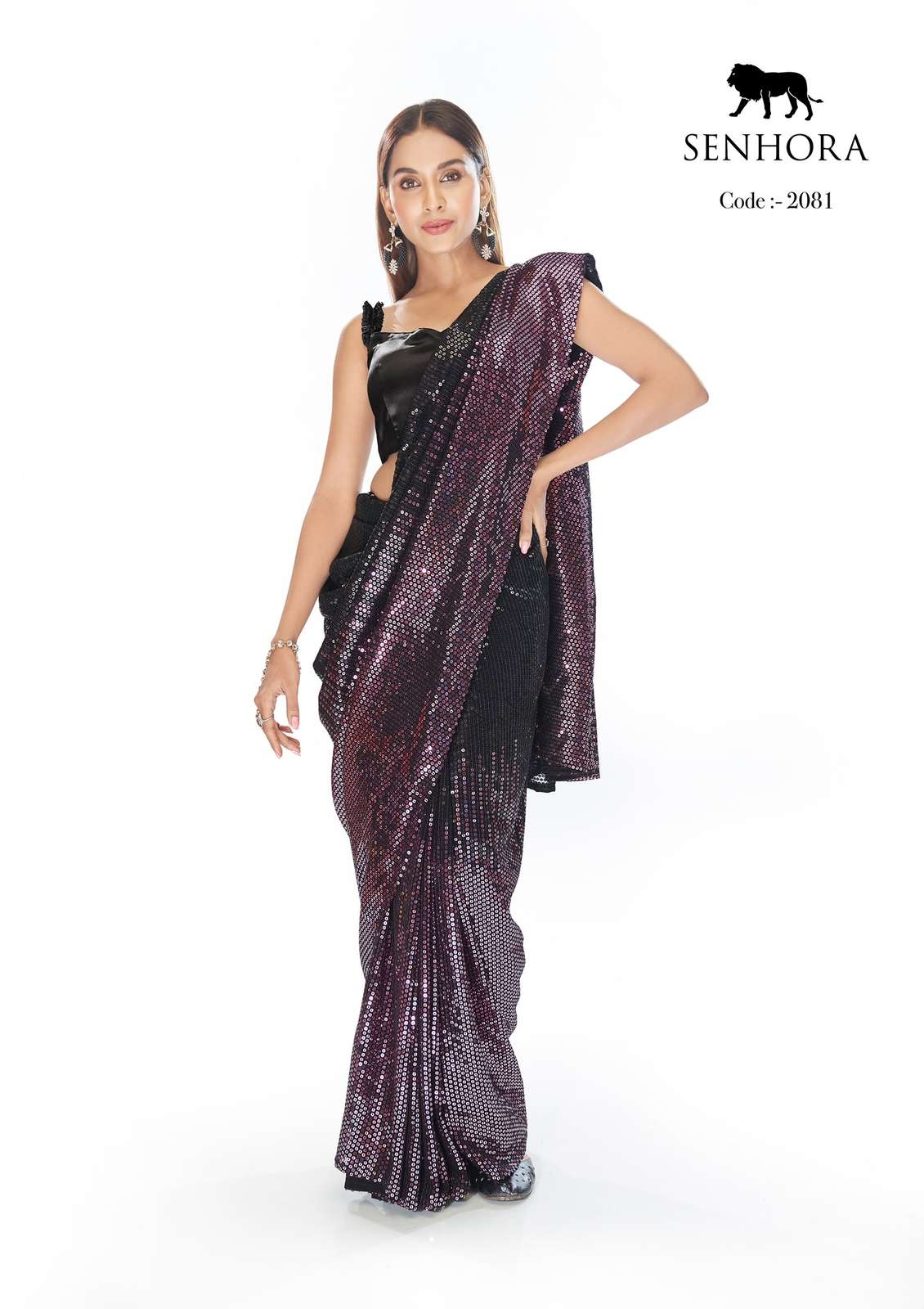 Party Fantasy By Senhora Dresses 2079 To 2082 Series Indian Traditional Wear Collection Beautiful Stylish Fancy Colorful Party Wear & Occasional Wear Georgette Sarees At Wholesale Price