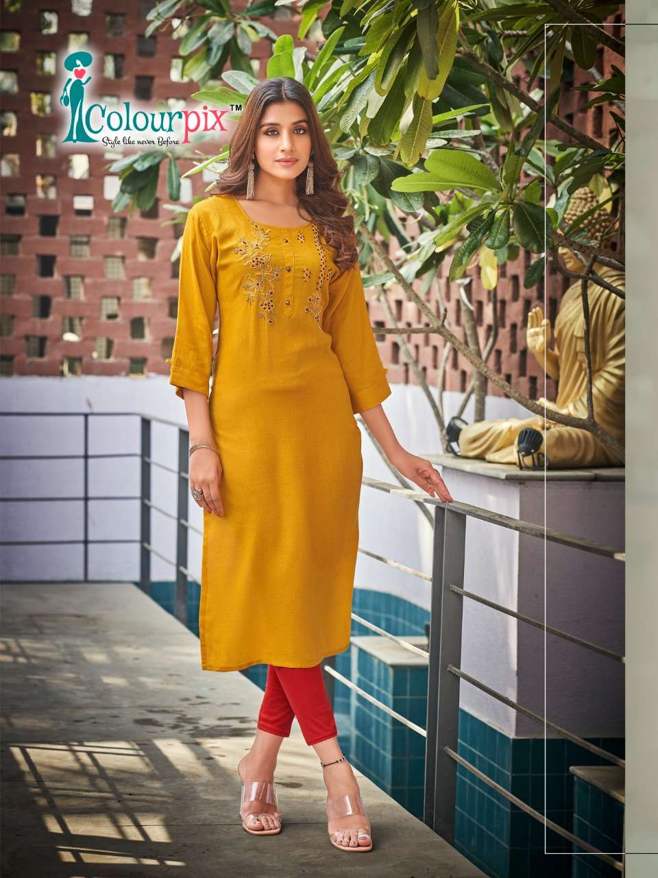 Cotton Candy Vol-1 By Colourpix 1001 To 1006 Series Designer Stylish Fancy Colorful Beautiful Party Wear & Ethnic Wear Collection Rayon Kurtis At Wholesale Price