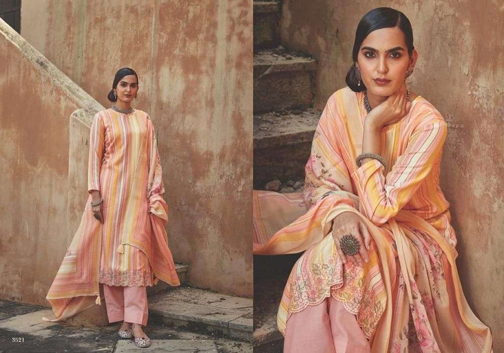 FORBES VOL-2 BY PRM TRENDZ 3518 TO 3525 SERIES INDIAN SUITS BEAUTIFUL FANCY COLORFUL STYLISH PARTY WEAR & OCCASIONAL WEAR PURE JAM SILK DIGITAL PRINT DRESSES AT WHOLESALE PRICE