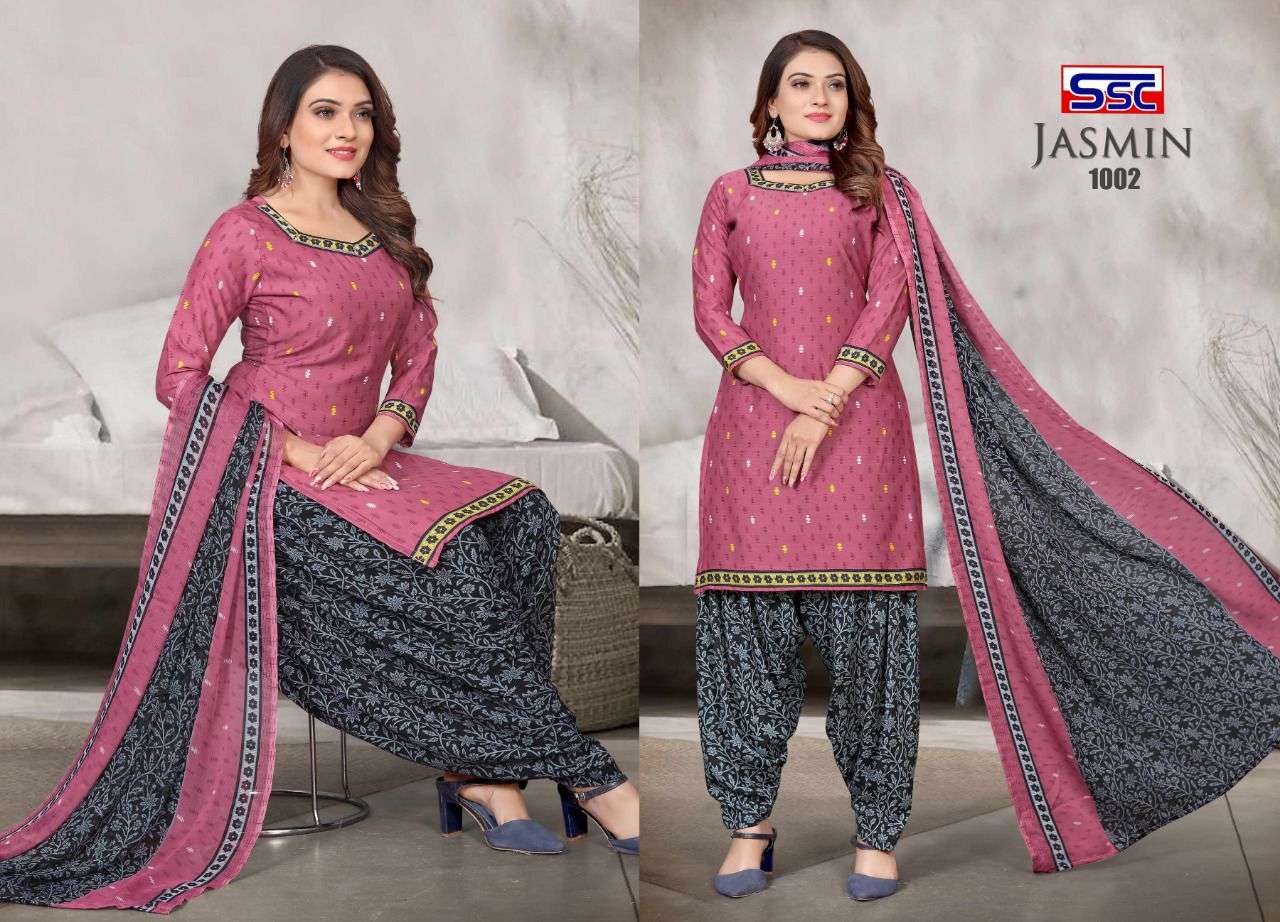 JASMIN VOL-28 BY SHREE SHANTI CREATION 1001 TO 1012 SERIES INDIAN SUITS BEAUTIFUL FANCY COLORFUL STYLISH PARTY WEAR & OCCASIONAL WEAR HEAVY MICRO PRINT DRESSES AT WHOLESALE PRICE