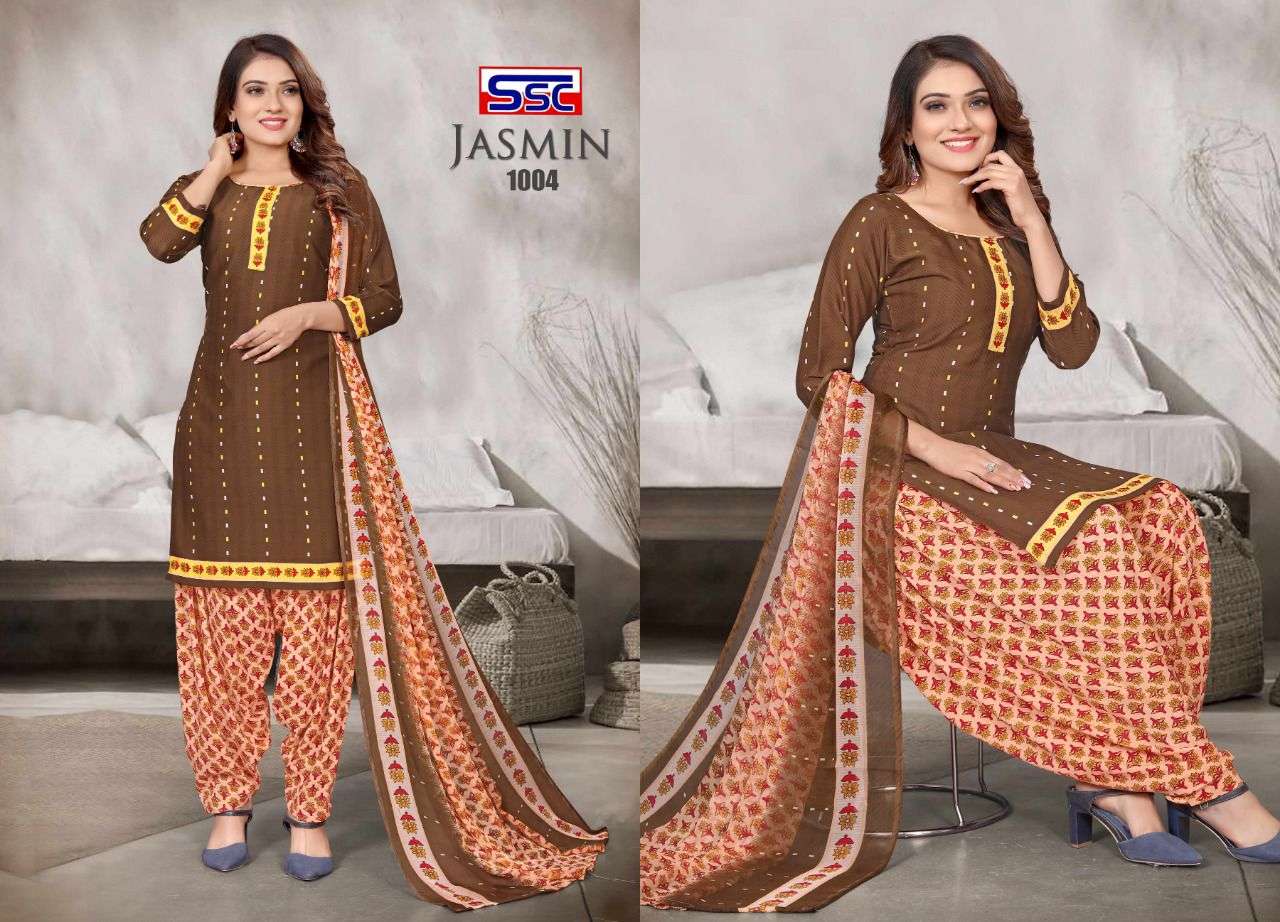 JASMIN VOL-28 BY SHREE SHANTI CREATION 1001 TO 1012 SERIES INDIAN SUITS BEAUTIFUL FANCY COLORFUL STYLISH PARTY WEAR & OCCASIONAL WEAR HEAVY MICRO PRINT DRESSES AT WHOLESALE PRICE