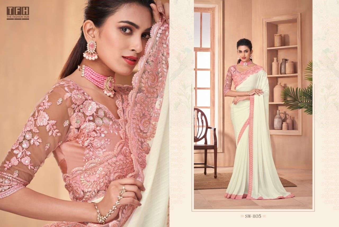Sandalwood Vol-11 By Tfh 1101 To 1118 Series Indian Traditional Wear Collection Beautiful Stylish Fancy Colorful Party Wear & Occasional Wear Silk Sarees At Wholesale Price