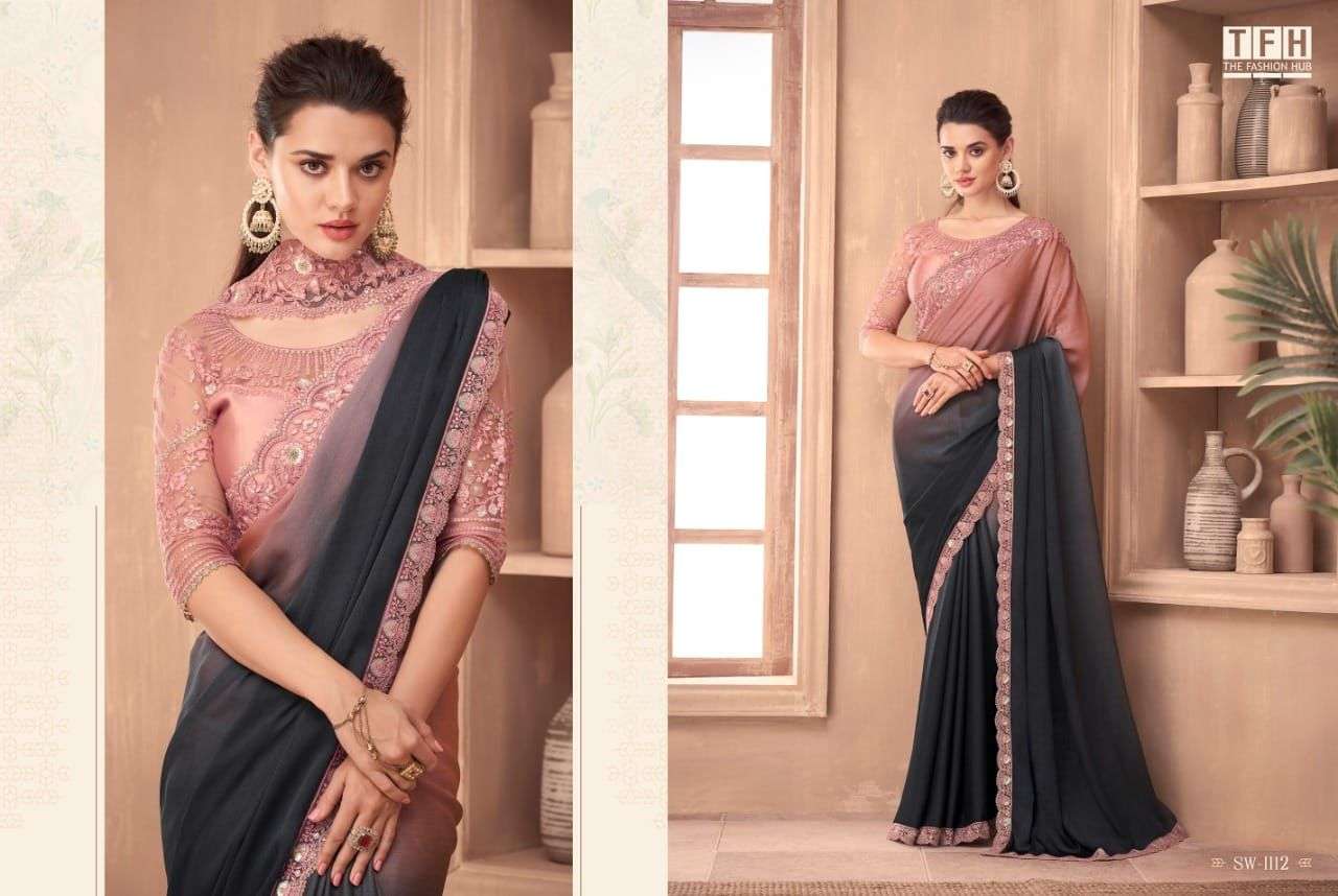 Sandalwood Vol-11 By Tfh 1101 To 1118 Series Indian Traditional Wear Collection Beautiful Stylish Fancy Colorful Party Wear & Occasional Wear Silk Sarees At Wholesale Price