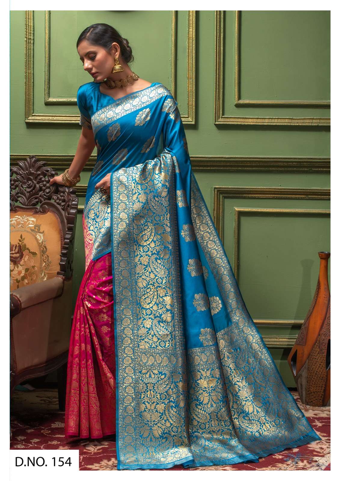Silki Vol-1 By Pc 149 To 156 Series Indian Traditional Wear Collection Beautiful Stylish Fancy Colorful Party Wear & Occasional Wear Banarasi Silk Sarees At Wholesale Price