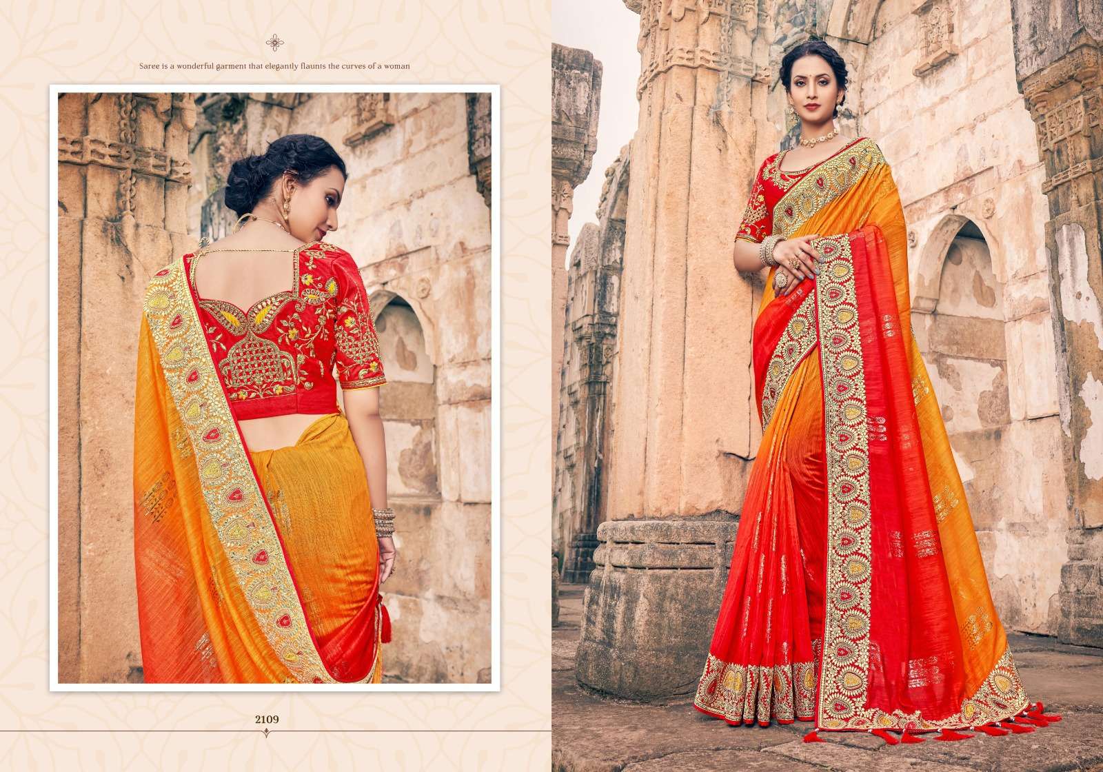 PRERANA 2101 SERIES BY PRERANA 2101 TO 2109 SERIES INDIAN TRADITIONAL WEAR COLLECTION BEAUTIFUL STYLISH FANCY COLORFUL PARTY WEAR & OCCASIONAL WEAR SILK SAREES AT WHOLESALE PRICE