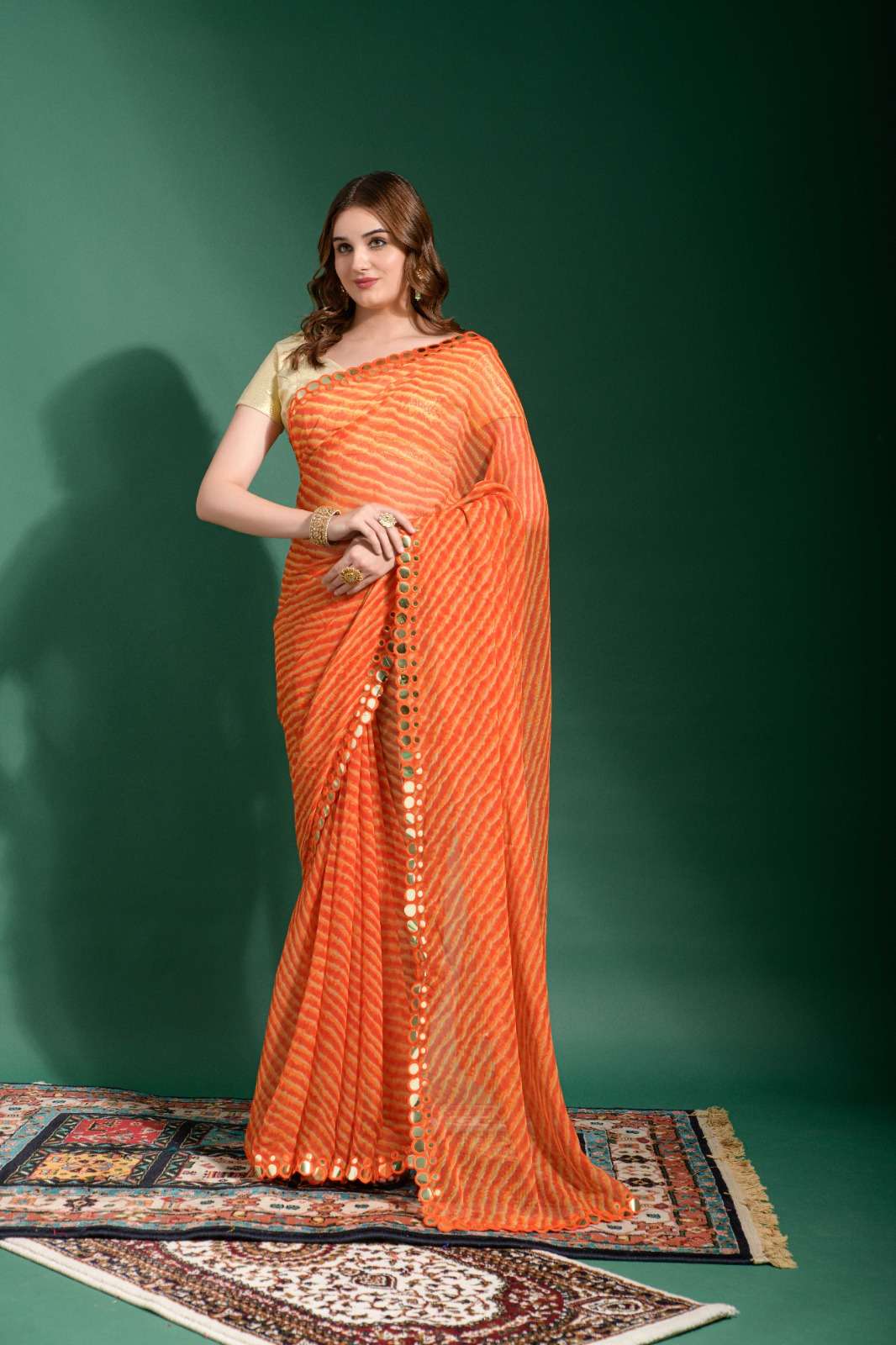 Floral Vol-8 By Pc 01 To 07 Indian Traditional Wear Collection Beautiful Stylish Fancy Colorful Party Wear & Occasional Wear Organza Sarees At Wholesale Price