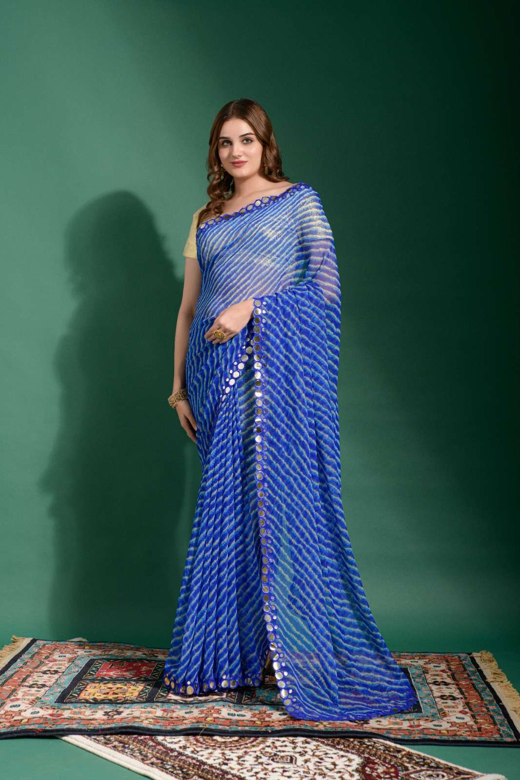 Floral Vol-8 By Pc 01 To 07 Indian Traditional Wear Collection Beautiful Stylish Fancy Colorful Party Wear & Occasional Wear Organza Sarees At Wholesale Price