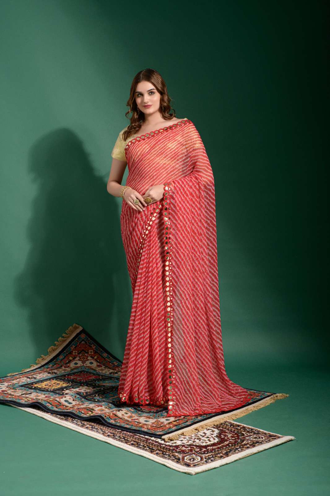 Floral Vol-8 By Pc 01 To 07 Indian Traditional Wear Collection Beautiful Stylish Fancy Colorful Party Wear & Occasional Wear Organza Sarees At Wholesale Price
