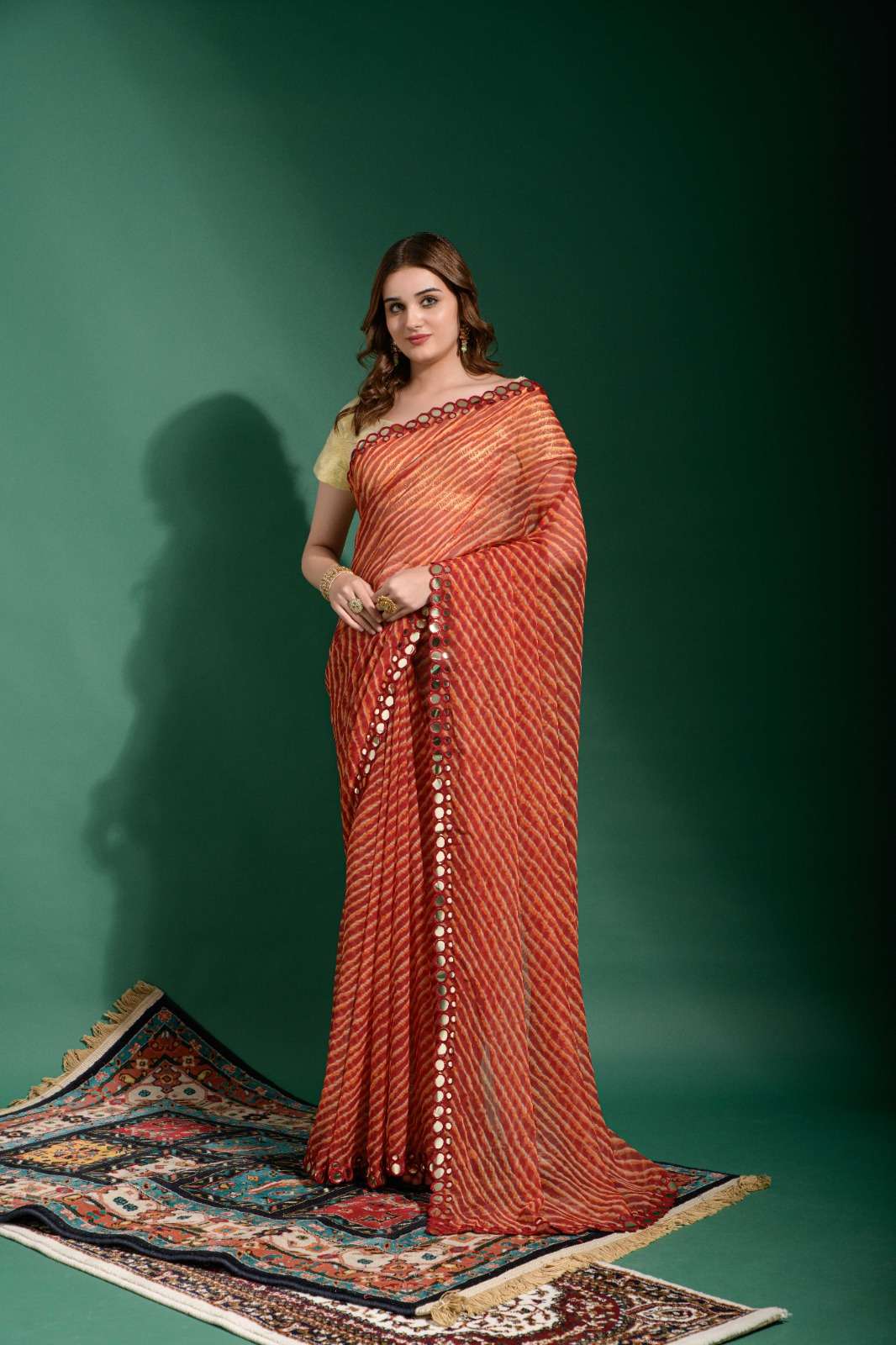 Floral Vol-8 By Pc 01 To 07 Indian Traditional Wear Collection Beautiful Stylish Fancy Colorful Party Wear & Occasional Wear Organza Sarees At Wholesale Price