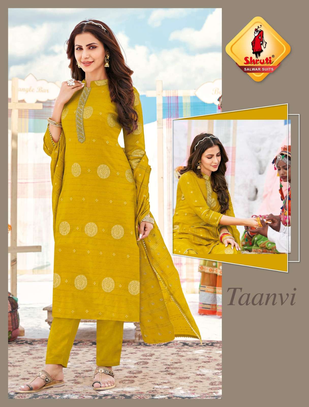 ANOKHI VOL-4 BY SHRUTI 01 TO 04 SERIES BEAUTIFUL STYLISH SUITS FANCY COLORFUL CASUAL WEAR & ETHNIC WEAR & READY TO WEAR VISCOSE JACQUARD DRESSES AT WHOLESALE PRICE