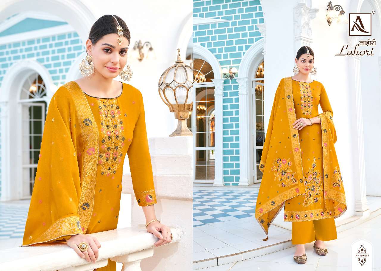 Lahori By Alok Suits 1159-001 To 1159-005 Series Designer Stylish Fancy Colorful Beautiful Party Wear & Ethnic Wear Collection Pure Viscose Jacquard Dresses At Wholesale Price
