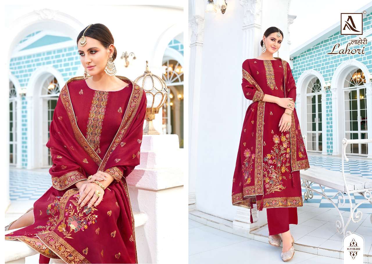 Lahori By Alok Suits 1159-001 To 1159-005 Series Designer Stylish Fancy Colorful Beautiful Party Wear & Ethnic Wear Collection Pure Viscose Jacquard Dresses At Wholesale Price