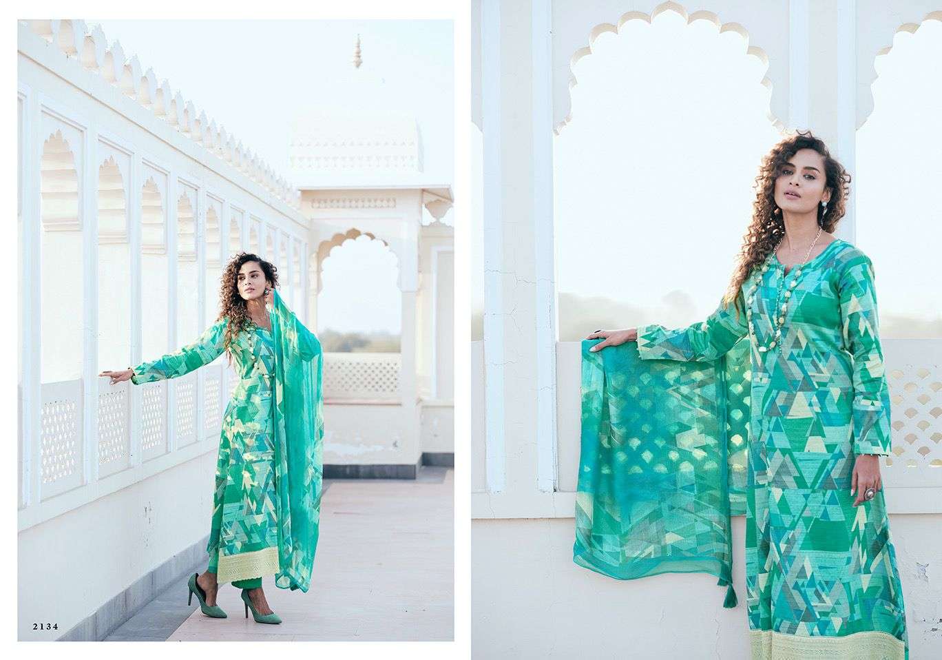 TRINITY BY SADHANA FASHION 2126 TO 2135 SERIES BEAUTIFUL SUITS COLORFUL STYLISH FANCY CASUAL WEAR & ETHNIC WEAR PURE COTTON DRESSES AT WHOLESALE PRICE