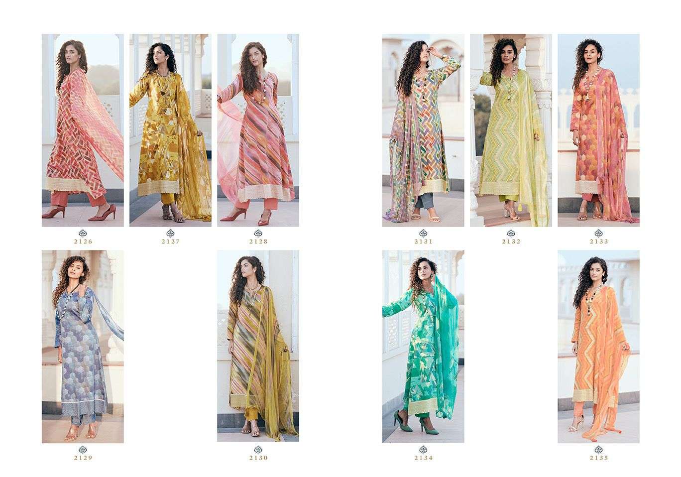 TRINITY BY SADHANA FASHION 2126 TO 2135 SERIES BEAUTIFUL SUITS COLORFUL STYLISH FANCY CASUAL WEAR & ETHNIC WEAR PURE COTTON DRESSES AT WHOLESALE PRICE