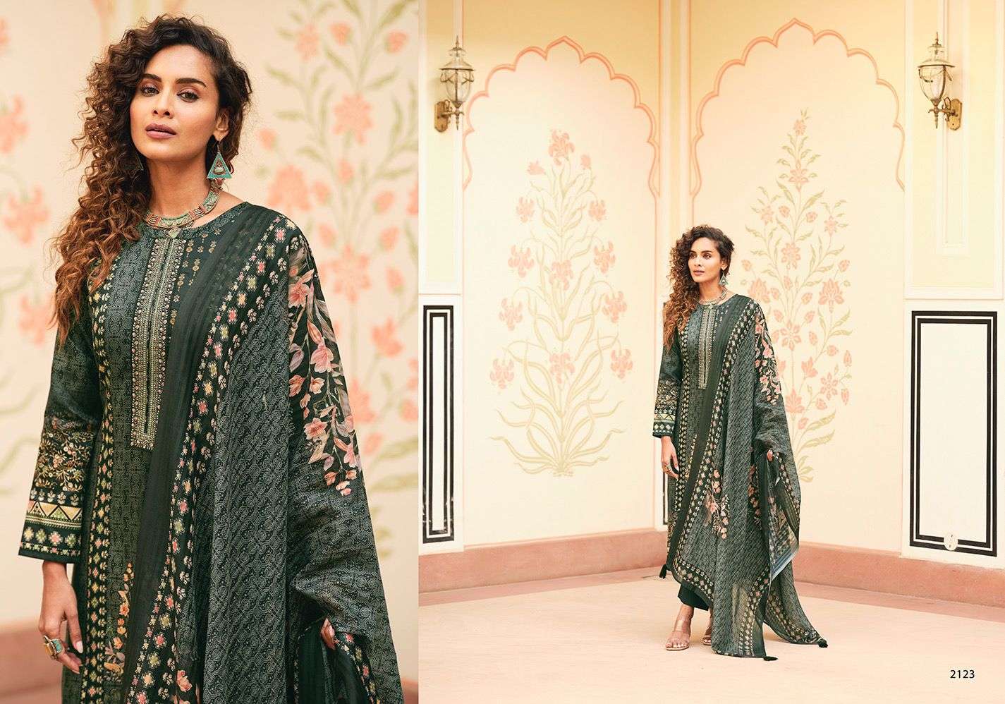 MAGHA BY SADHANA FASHION 2118 TO 2125 SERIES BEAUTIFUL FESTIVE SUITS COLORFUL STYLISH FANCY CASUAL WEAR & ETHNIC WEAR PURE JAM SILK PRINT DRESSES AT WHOLESALE PRICE