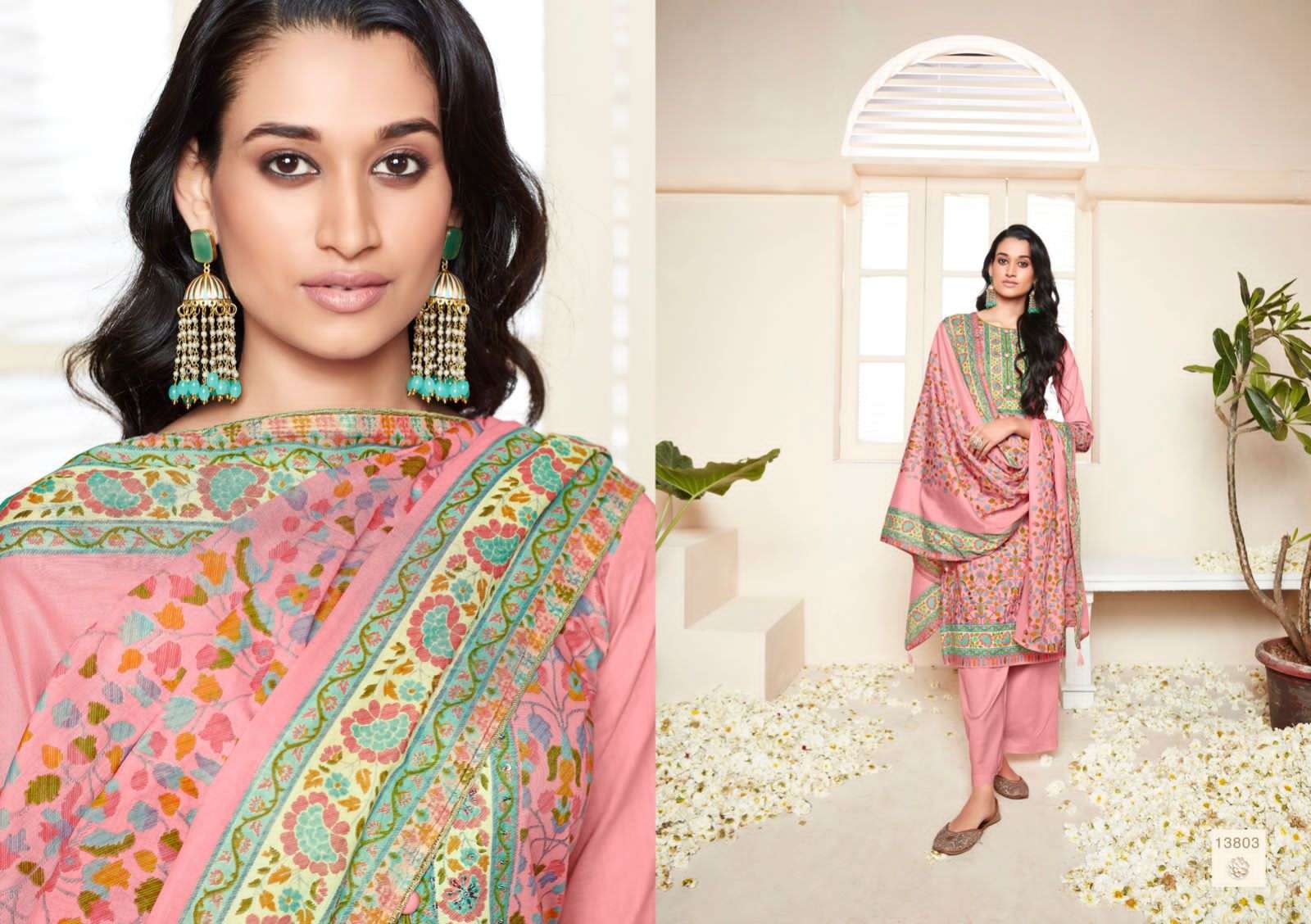 Panghat Vol-16 By Deepsy Suits 13801 To 13806 Series Beautiful Pakistani Suits Colorful Stylish Fancy Casual Wear & Ethnic Wear Pure Cotton Embroidered Dresses At Wholesale Price