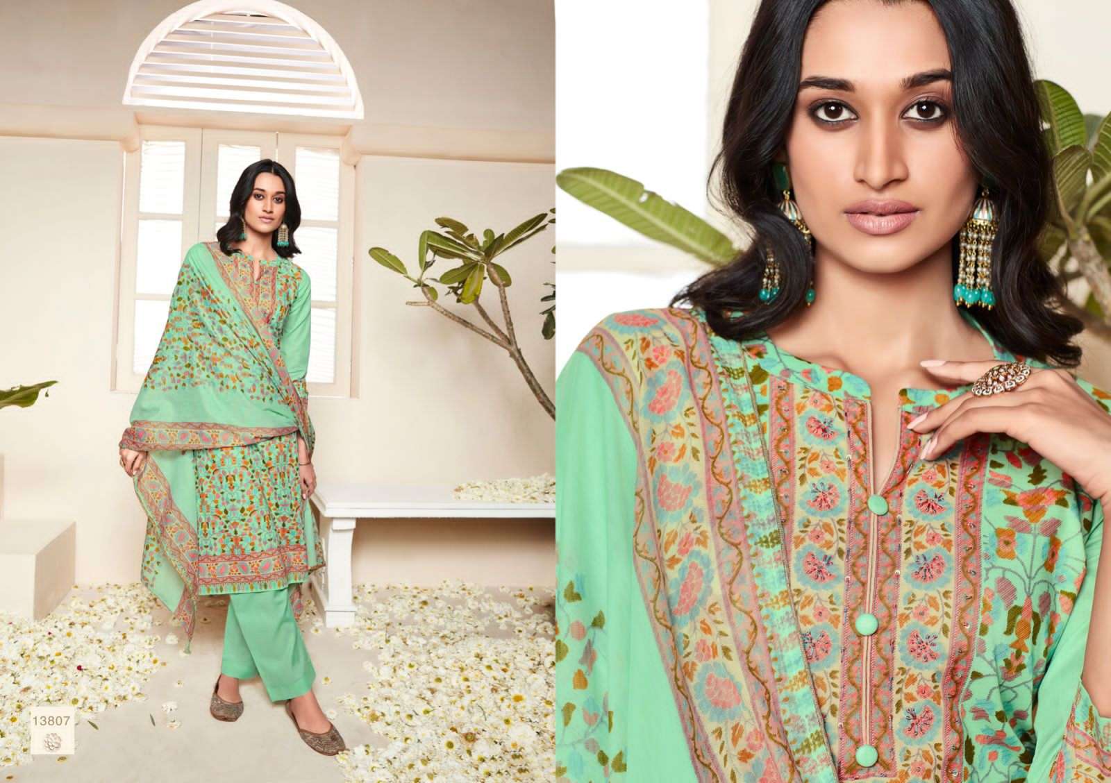 Panghat Vol-16 By Deepsy Suits 13801 To 13806 Series Beautiful Pakistani Suits Colorful Stylish Fancy Casual Wear & Ethnic Wear Pure Cotton Embroidered Dresses At Wholesale Price