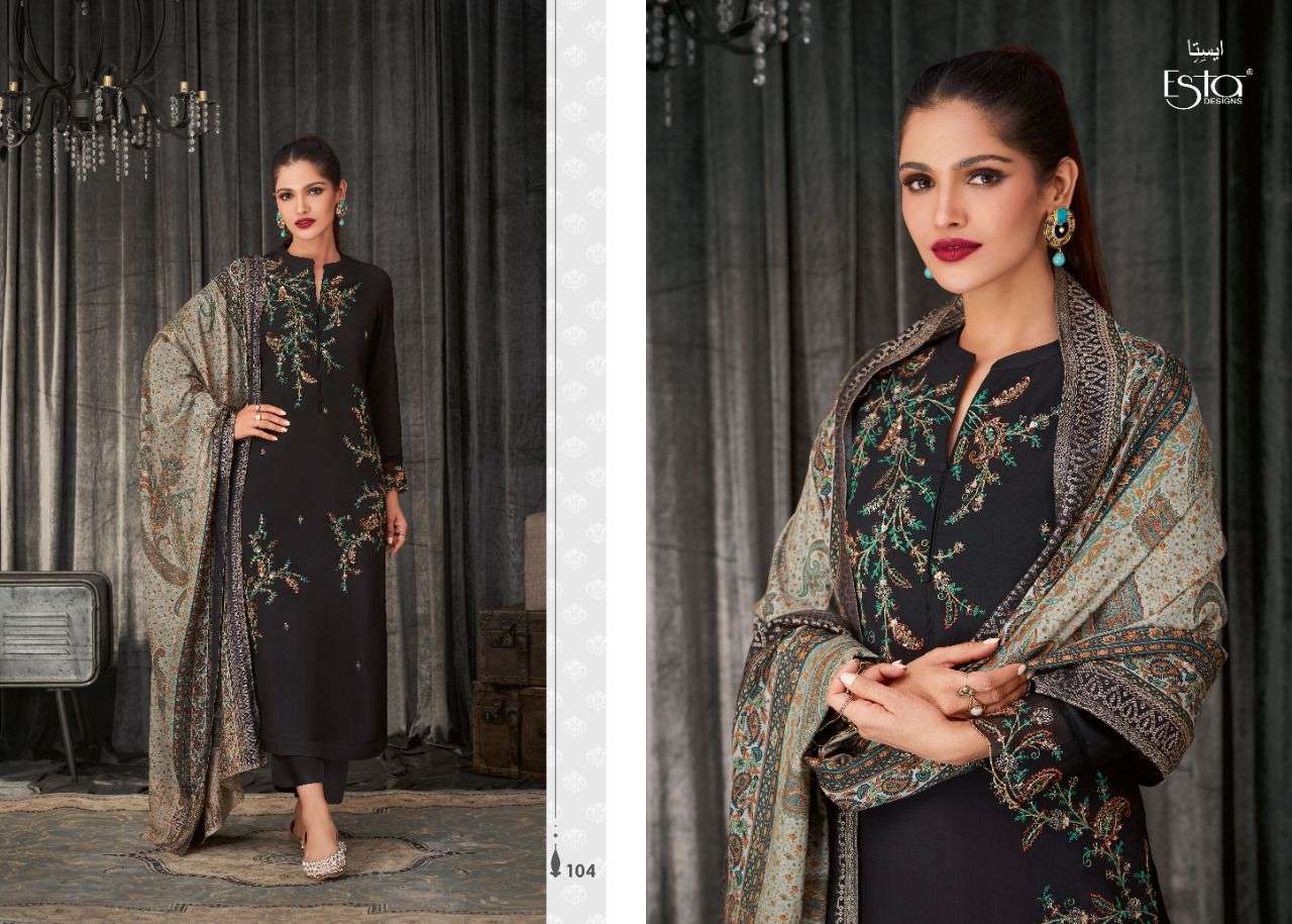 AKIRAH BY ESTA DESIGNS 1001 TO 1007 SERIES SUITS BEAUTIFUL FANCY COLORFUL STYLISH PARTY WEAR & OCCASIONAL WEAR PURE MUSLIN SILK DRESSES AT WHOLESALE PRICE